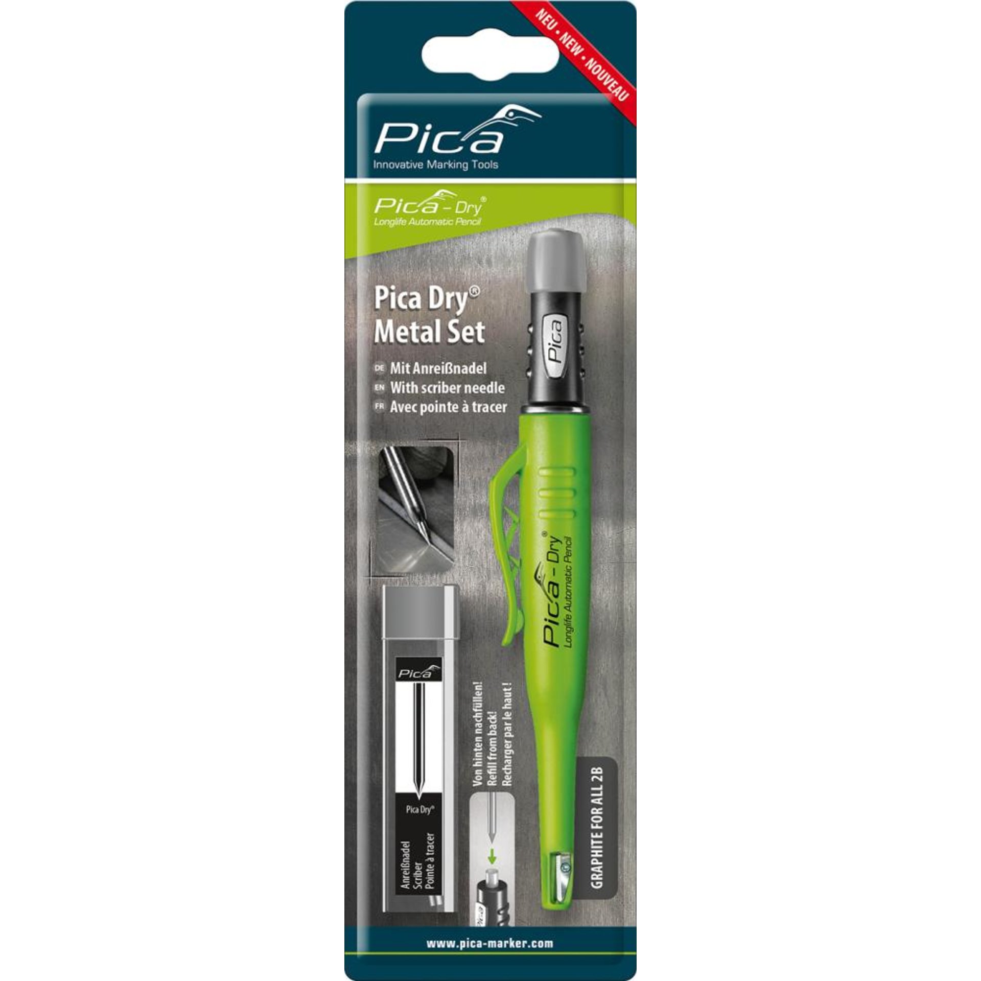 Pica-Dry Metal Set mit Anreißnadel Pica