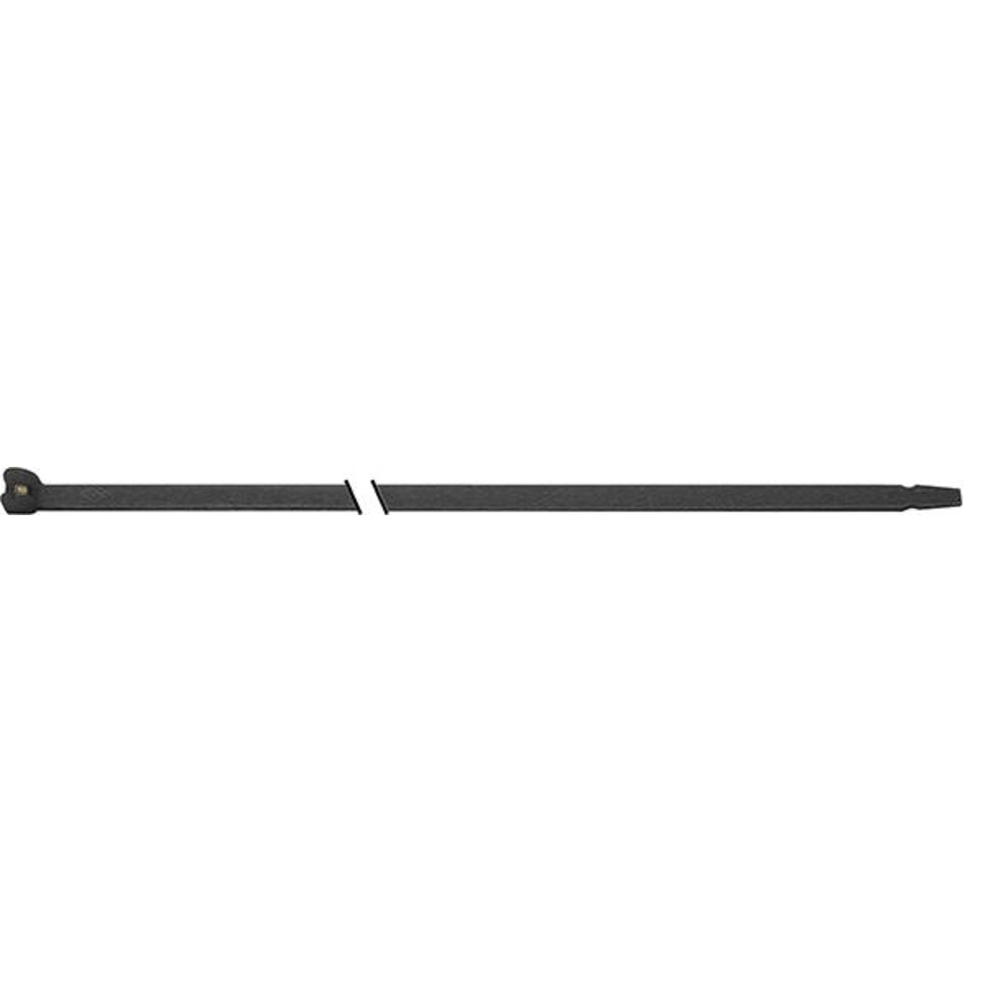 Kabelbinder Nylon schwarz360x7,5mm a100Stück mit Stahlnase SapiSelco