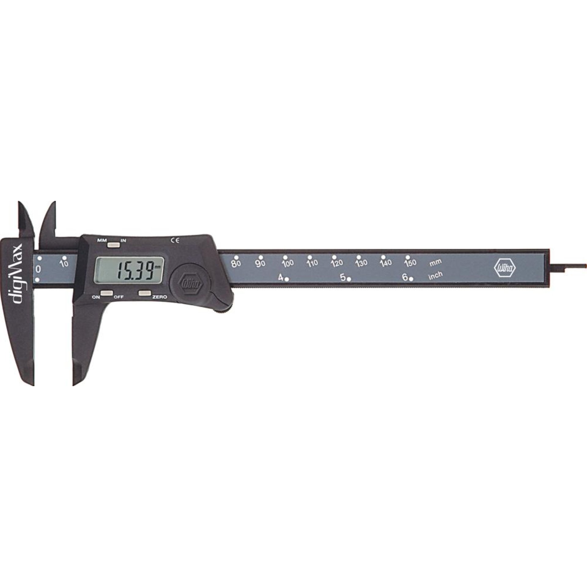 Messschieber digiMax nichtmetallisch 150mm/0,01mm Wiha