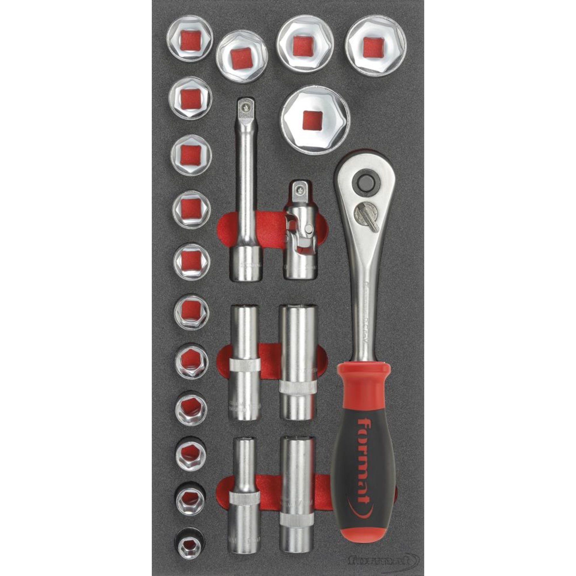 Werkzeugmodul 1/3 Steckschlüssel 1/2" FORMAT