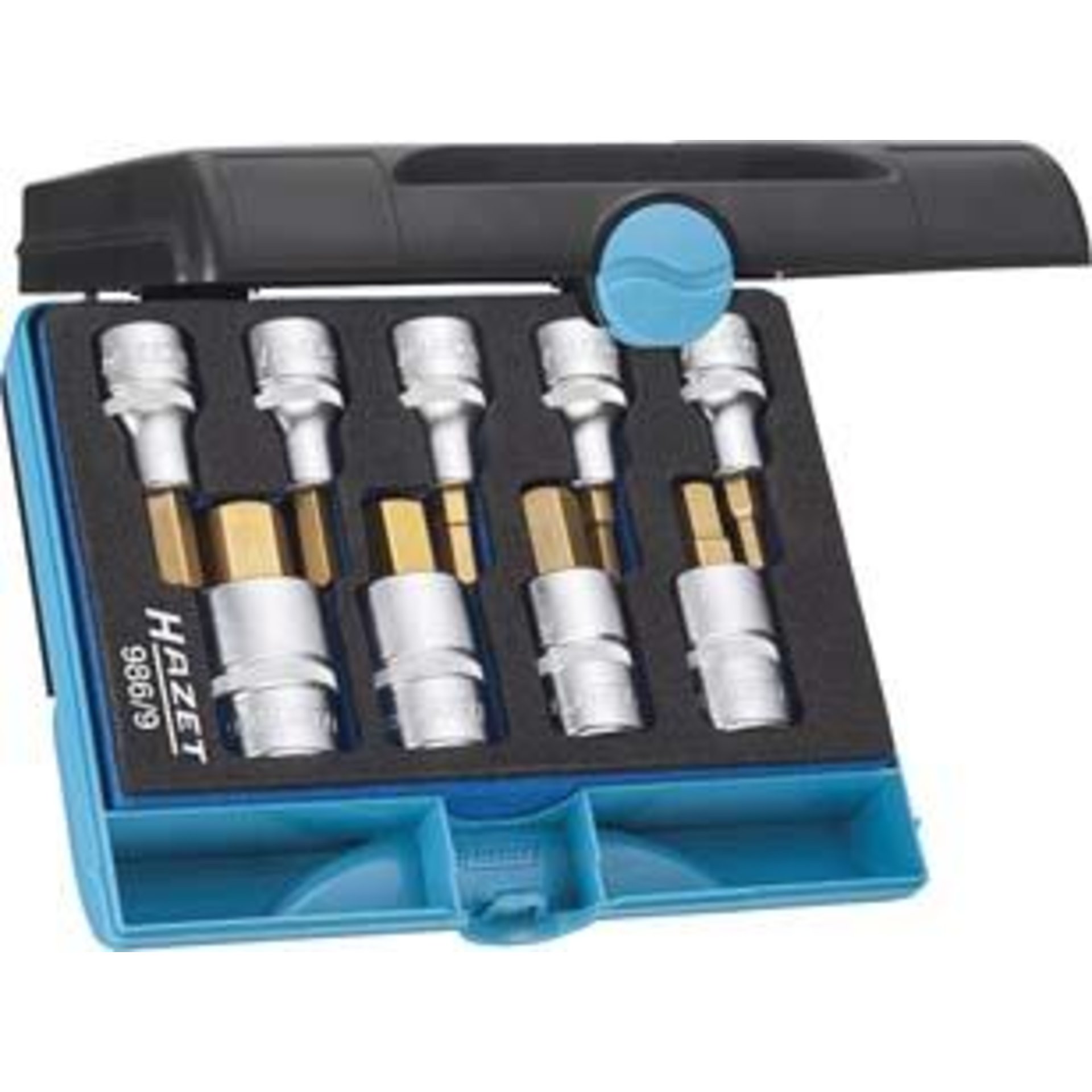 Schraubendreher-Einsatz-Garnitur 1/2" für Innensechskantschrauben, TiN-beschichtet