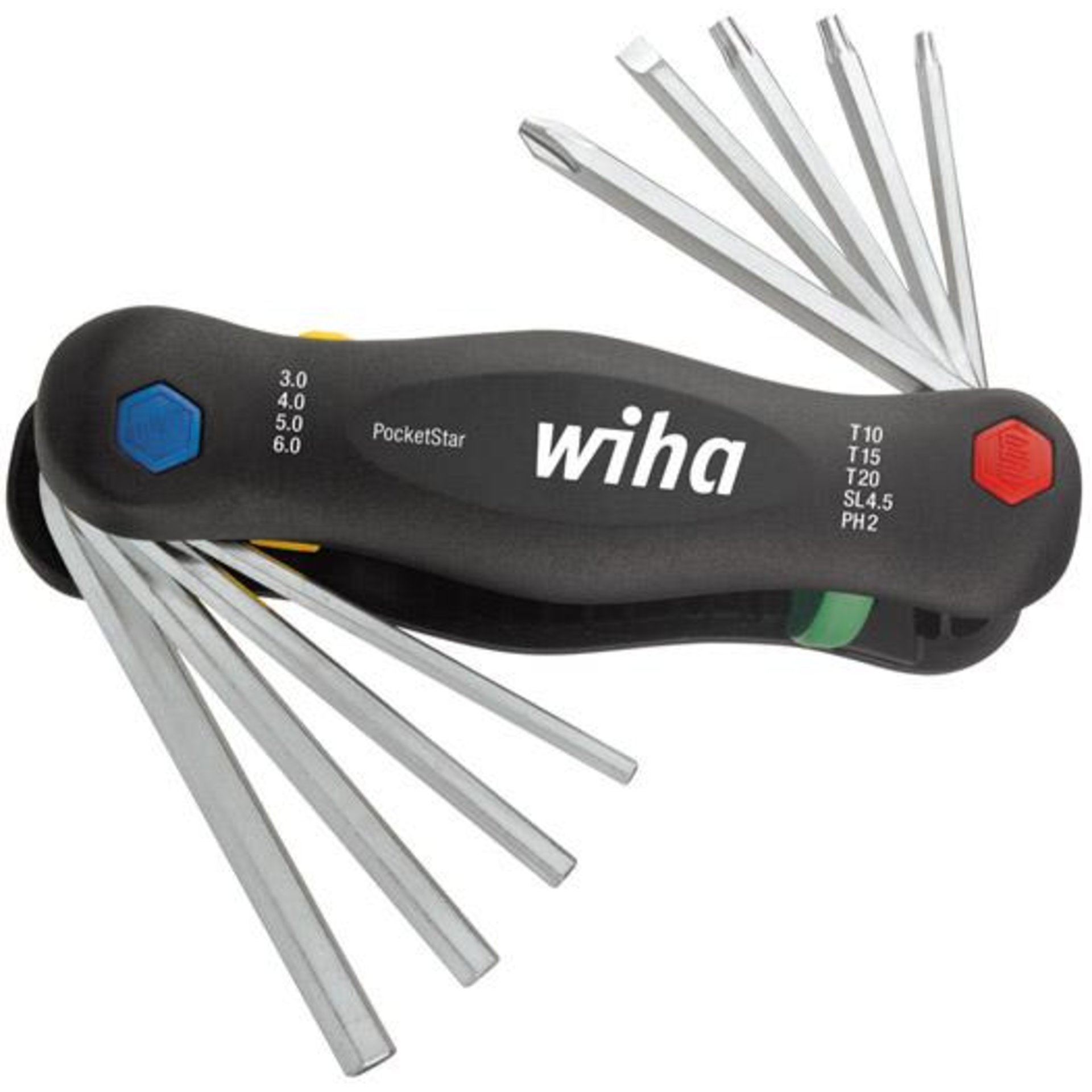 Handklapphalter 9-teilig gemischt PocketStar Wiha