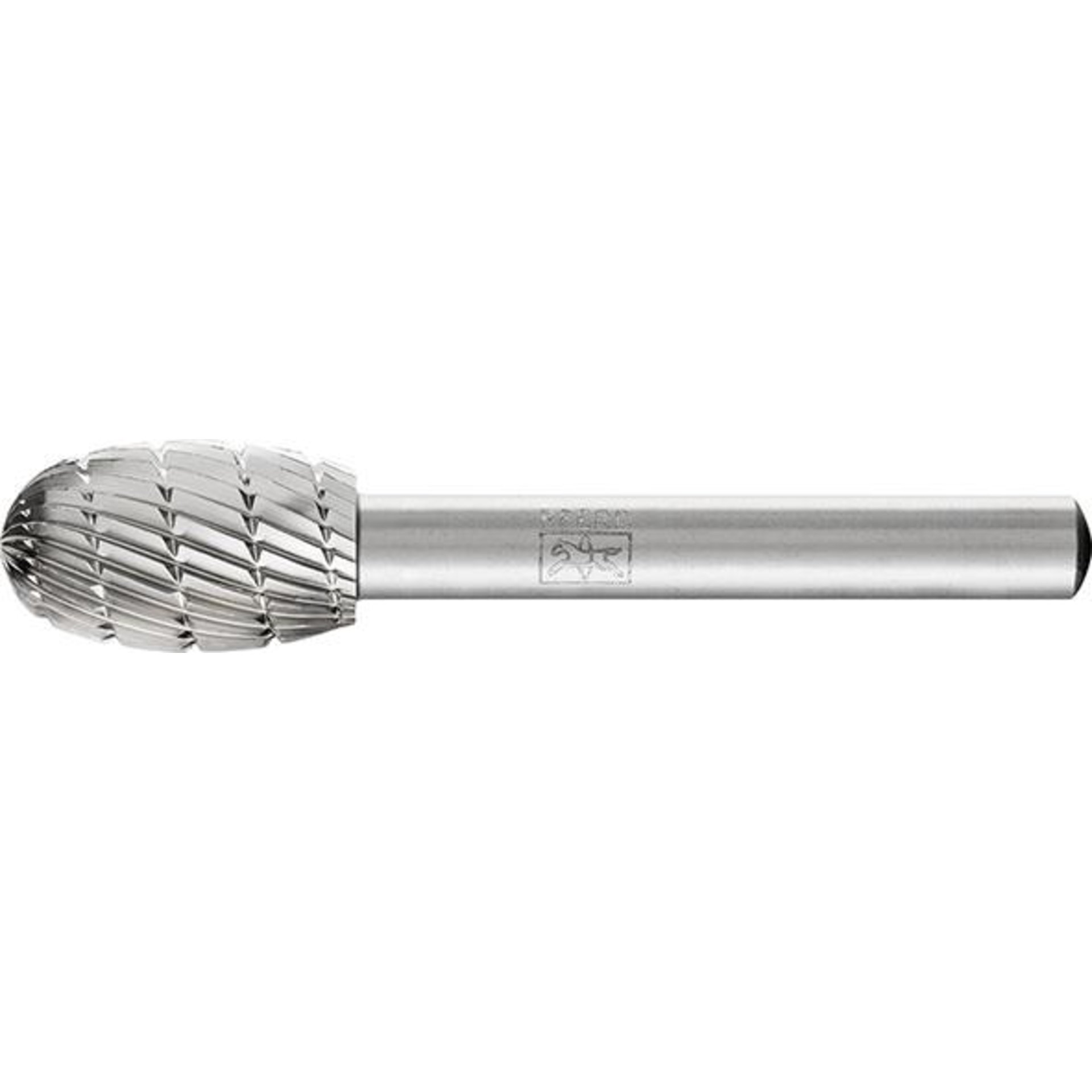 HSS-Frässtift (Rotorfräser) Schaft-Ø 6 mm, Tropfenform O, Zahnung 3