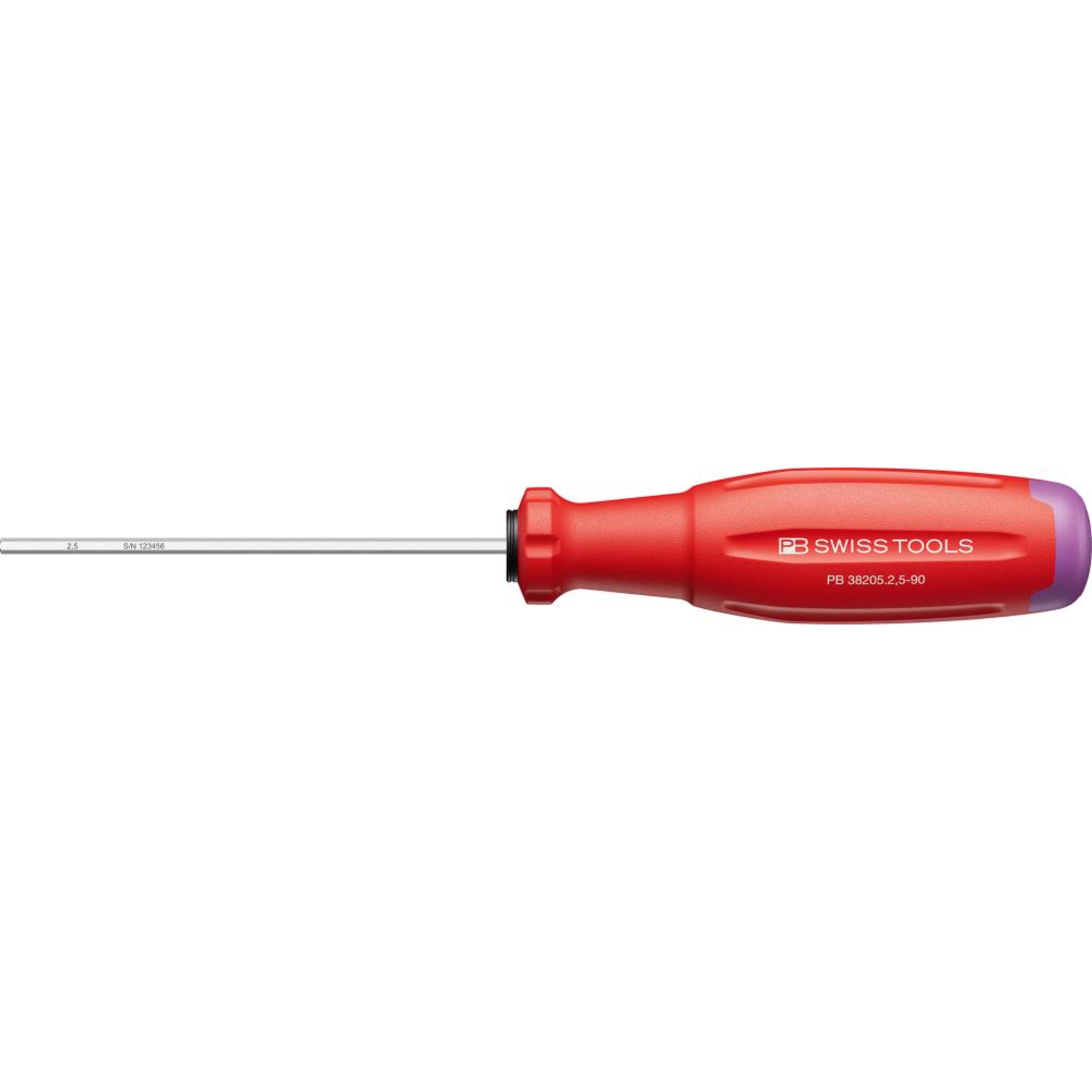 Schraubendreher Innensechskant 2,5x90mm SwissGrip EVO PB Swiss