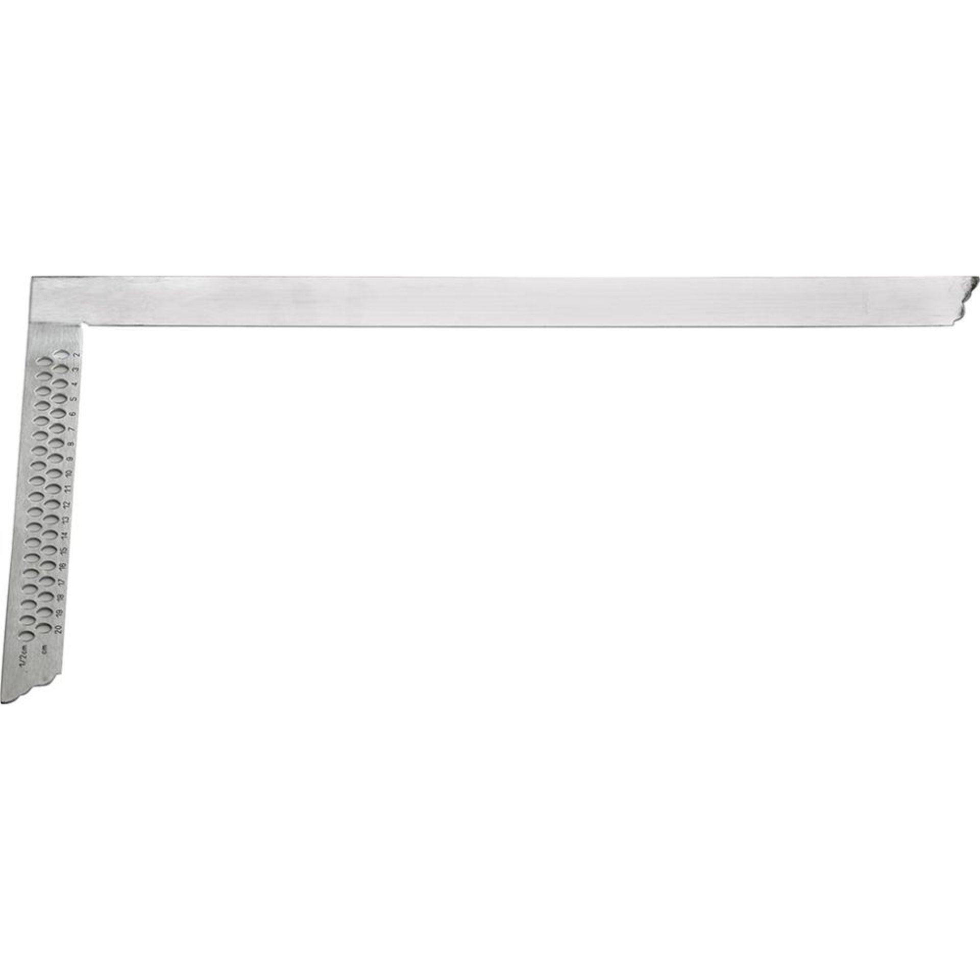 Zimmermannswinkel mit Anreißlöcher 1000x380mm FORMAT
