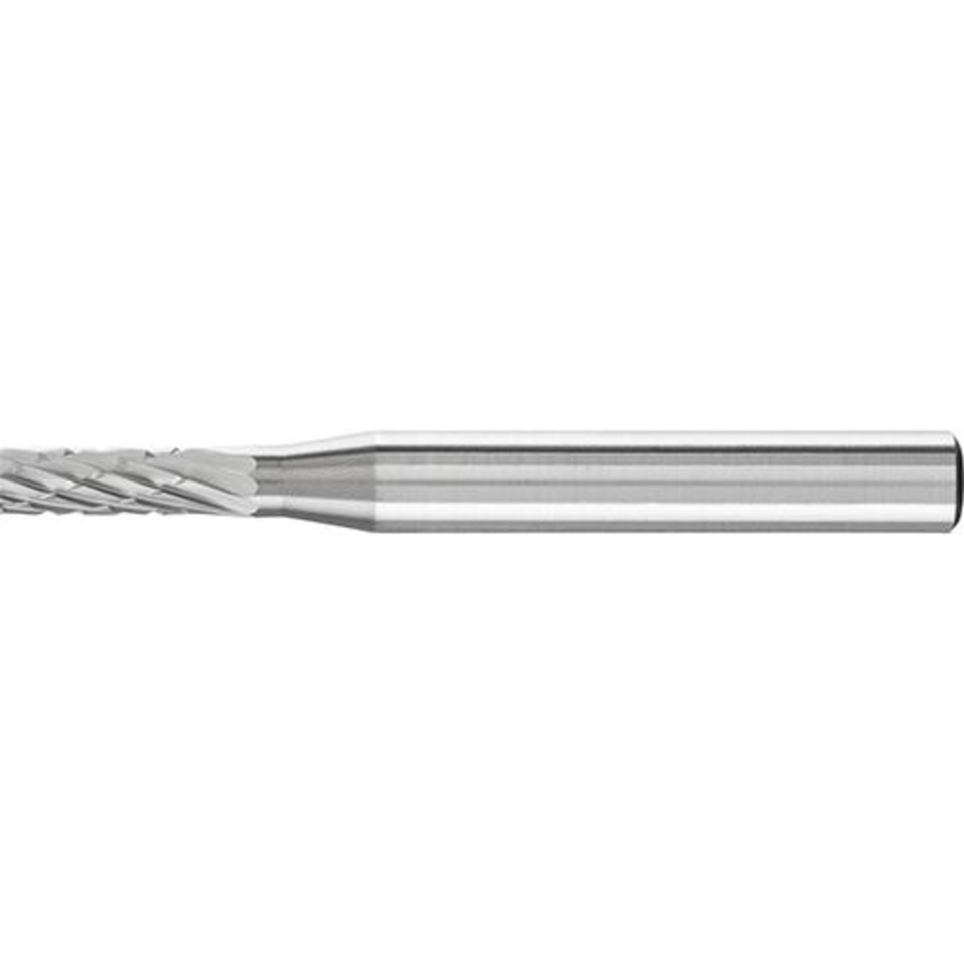 Hartmetallfrässtift (Rotorfräser) DIN 8033 – Schaft-Ø 6 mm, Zylinderform ZYA, ohne Stirnverzahnung, Zahnung 3 PLUS