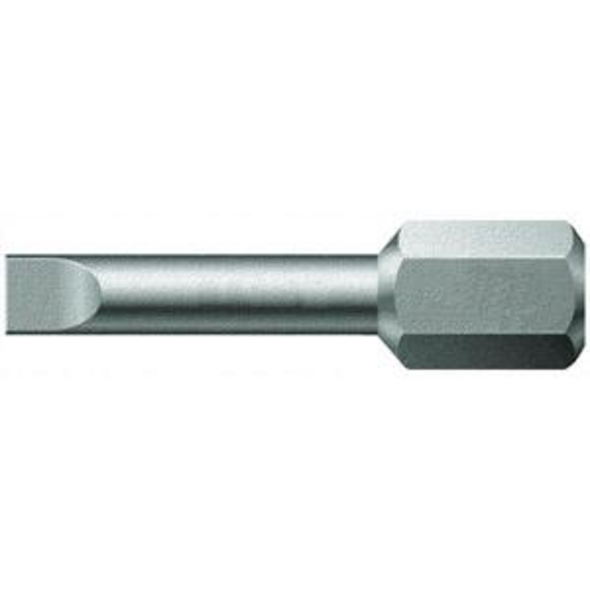 Bit für Schlitzschrauben 1/4", ähnlich DIN 3126 C 6,3, zähhart, mit Torsionsbreich
