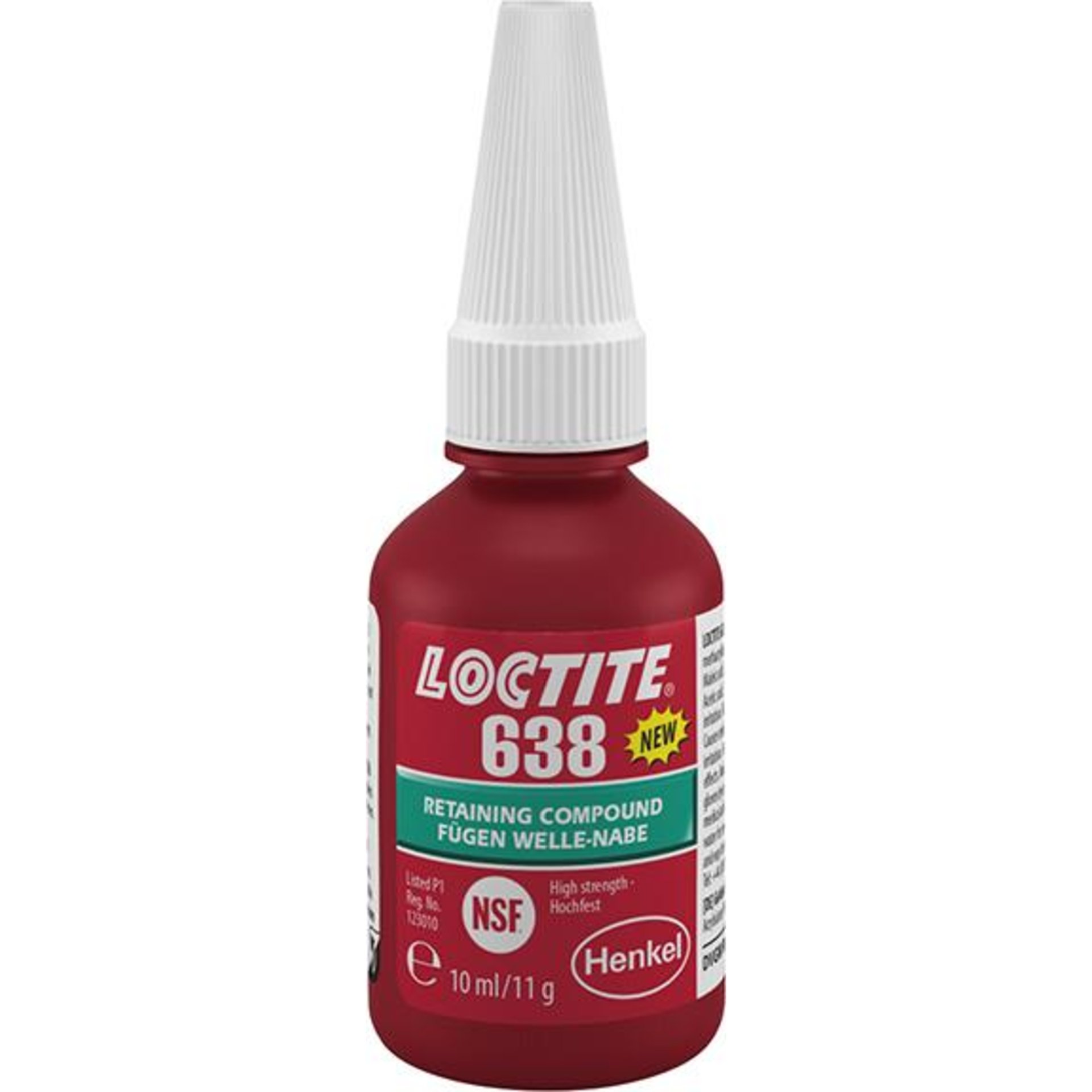 LOCTITE 638 Anaerober Fügeklebstoff hochtemperaturbeständig hochfest, 10 ml Flasche