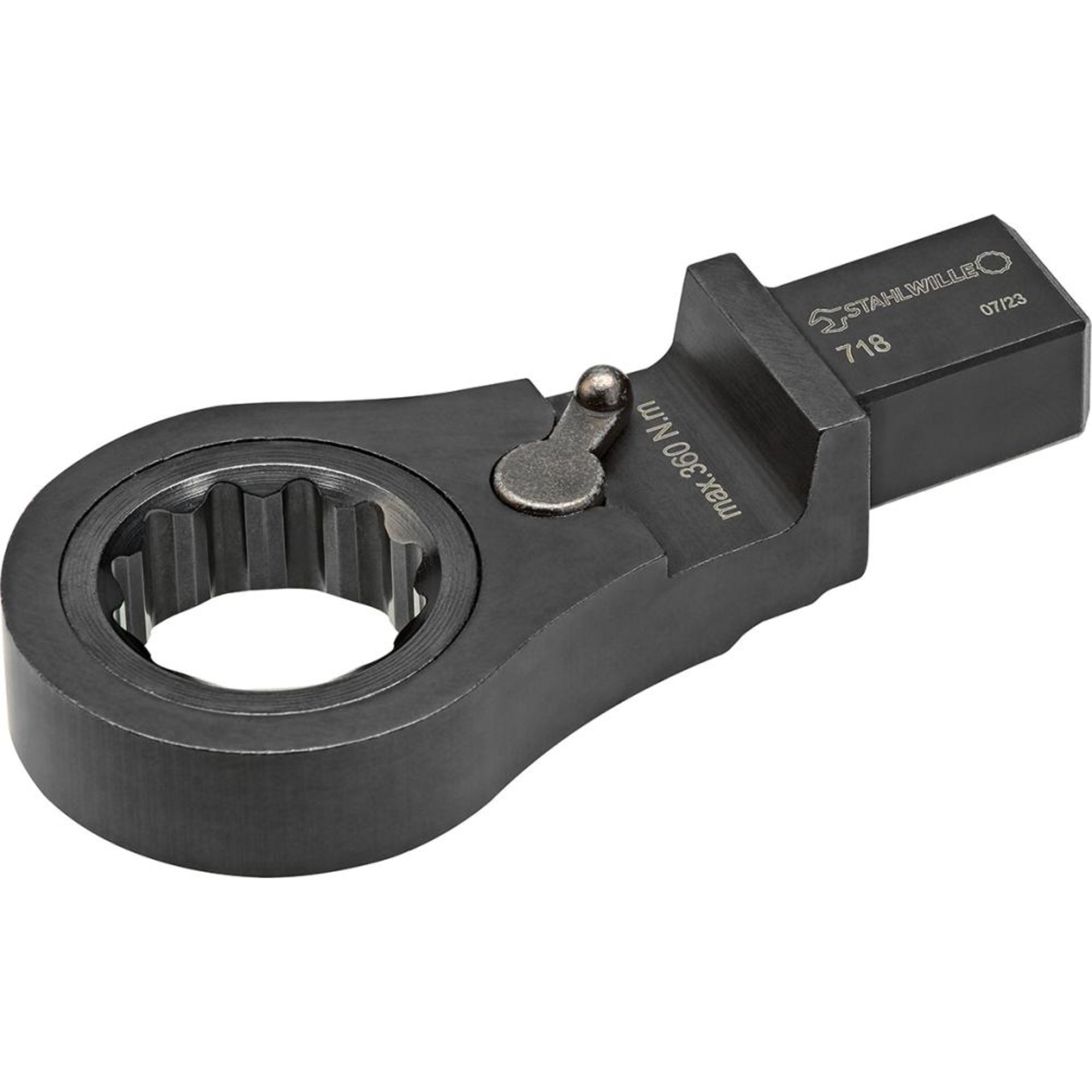 Einsteck- Ringratschenschlüssel 19mm 14x18mm Stahlwille