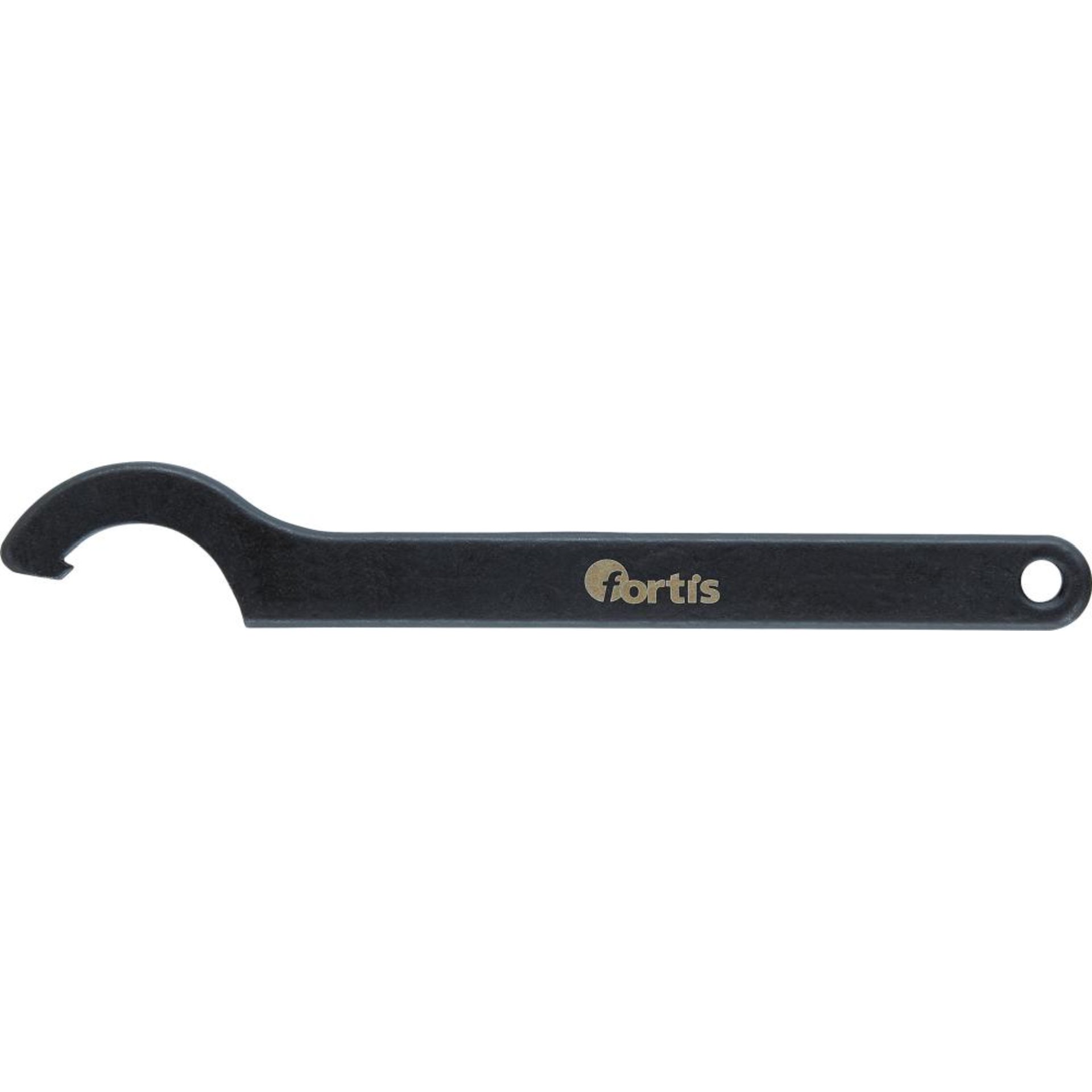 Hakenschlüssel DIN1810A mit Nase 120-130mm FORTIS