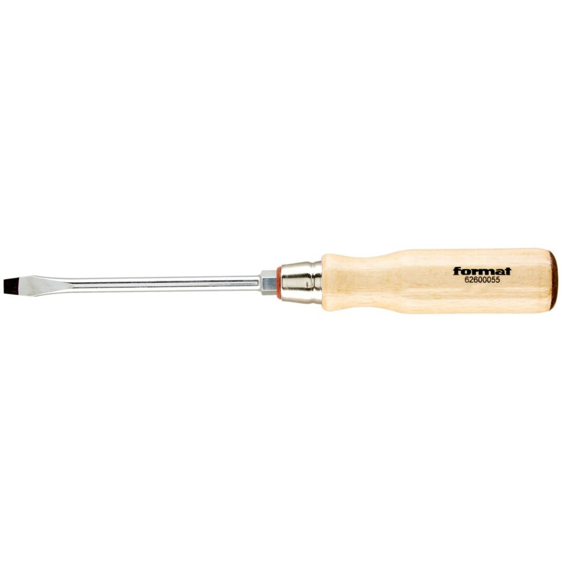 Schraubendreher mit Holzheft Schlitz 3,5x0,6x75mm FORMAT