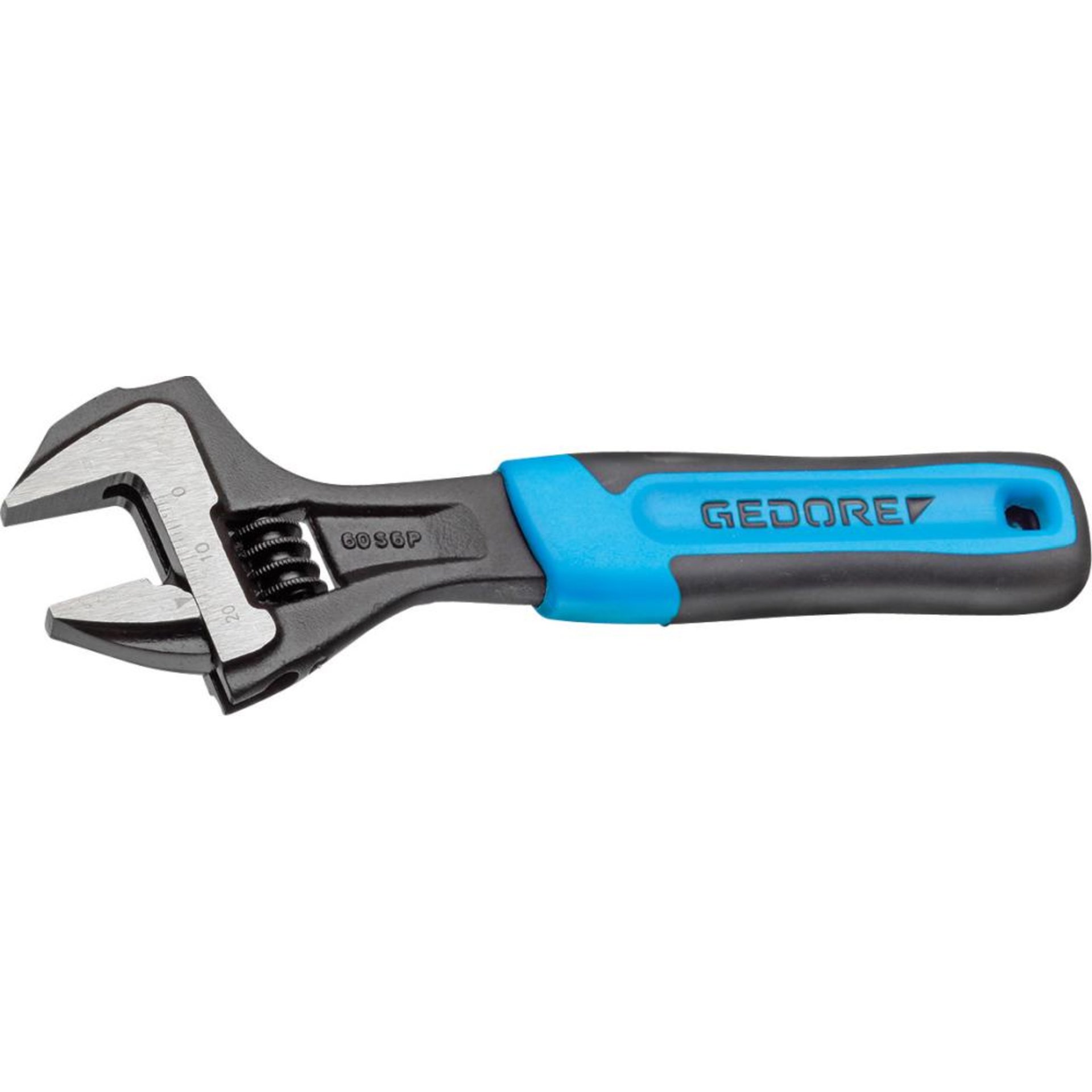 Rollgabelschlüssel 8" 206mm phosphatiert mit 2K Griff Gedore