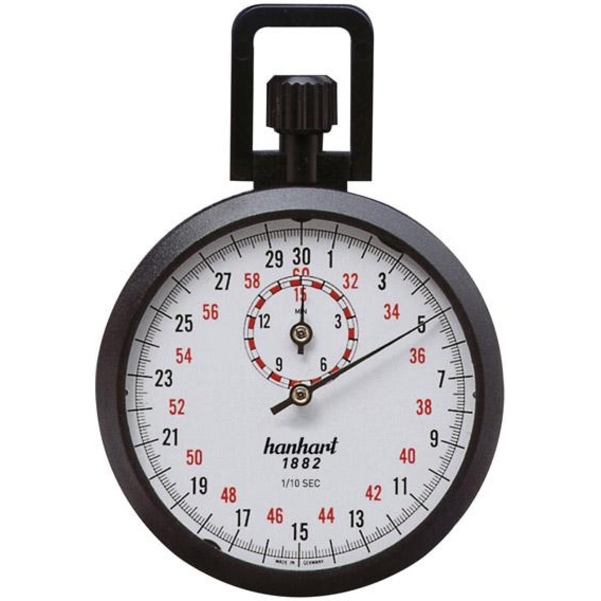 Präzisions-Kronen-Stopper1/10-Sek. 15Min. HANHART