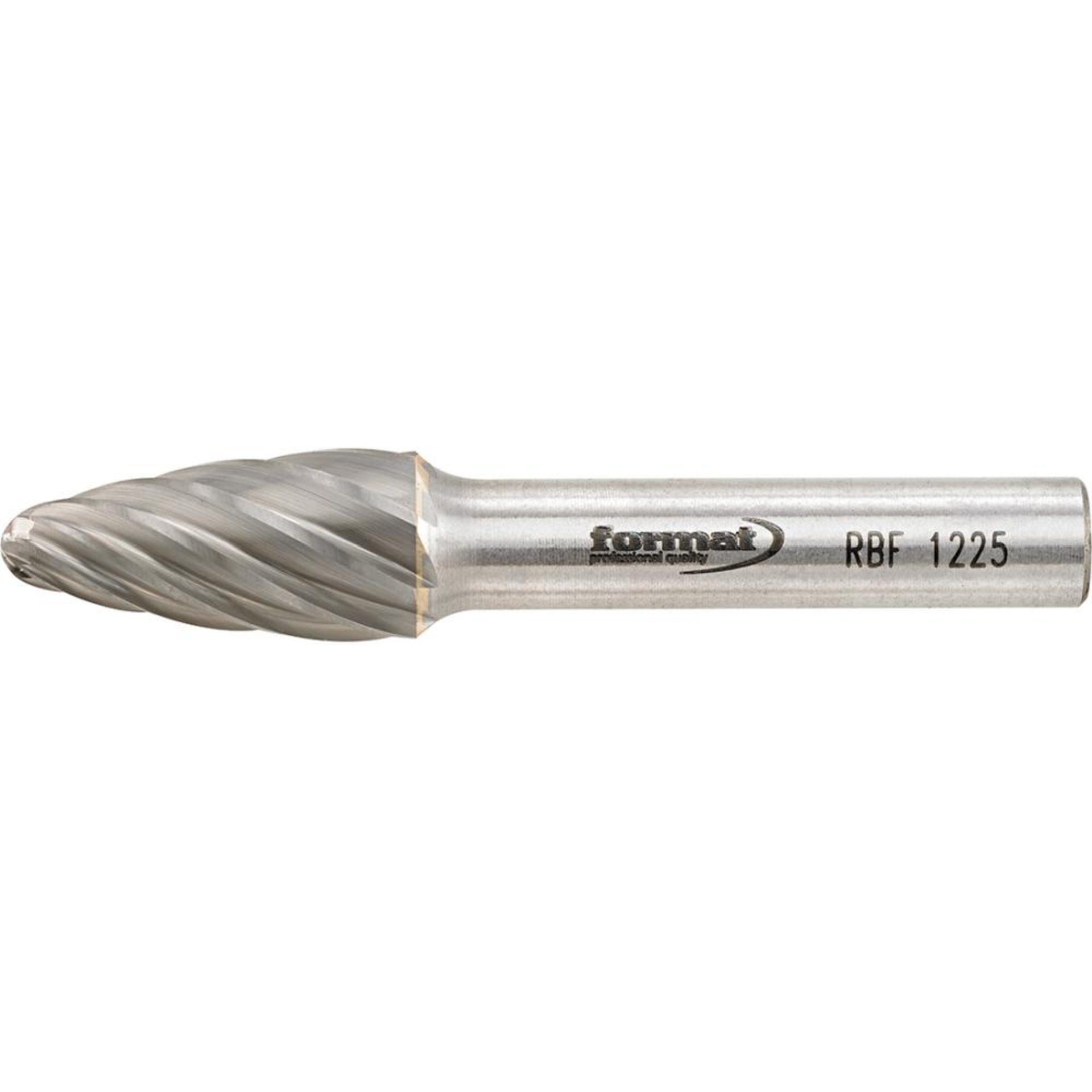 Frässtift HM Rundbogenform 1225 Alu 6mm 12x25mm FORMAT