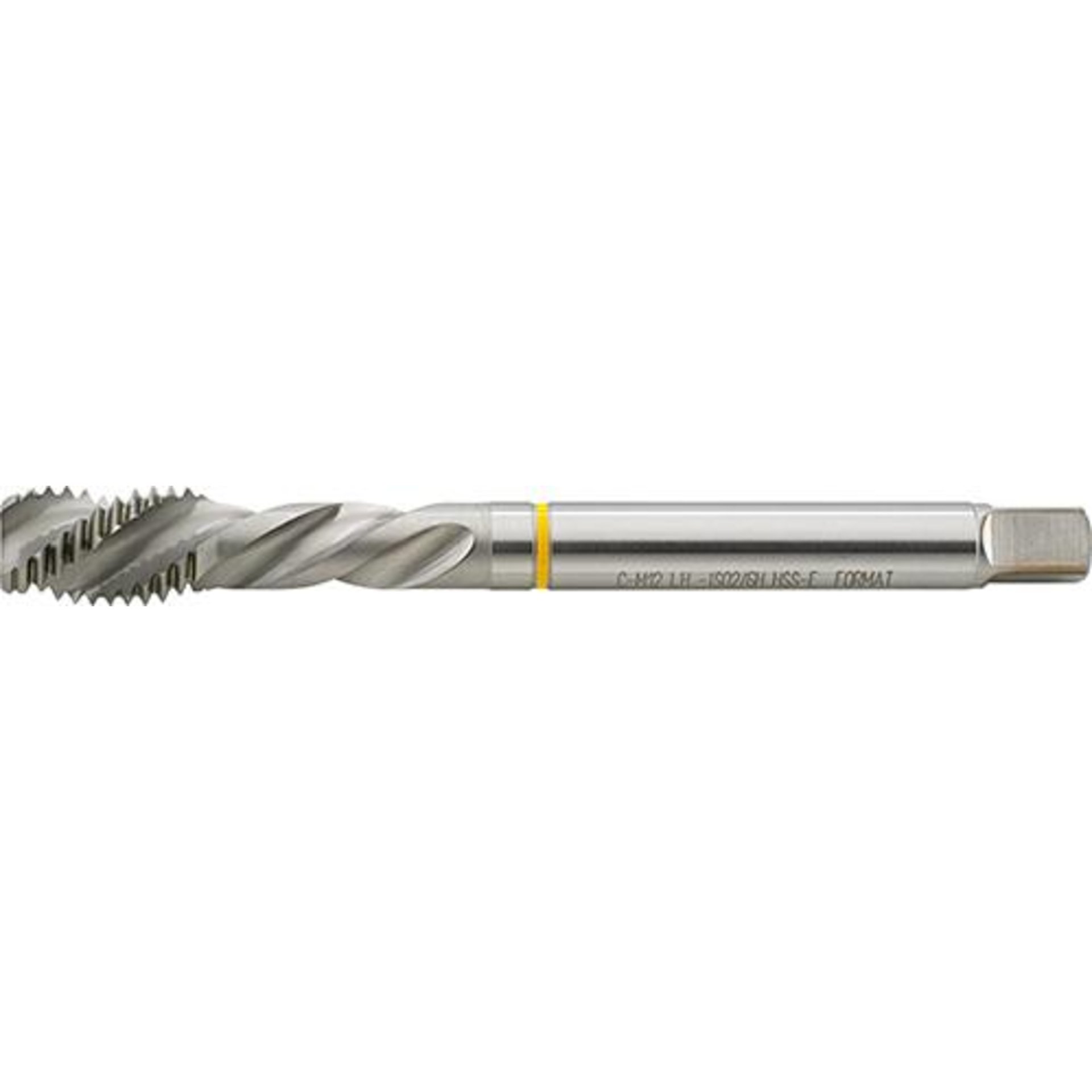 Maschinengewindebohrer DIN371 HSSE Form C Links M6 FORMAT