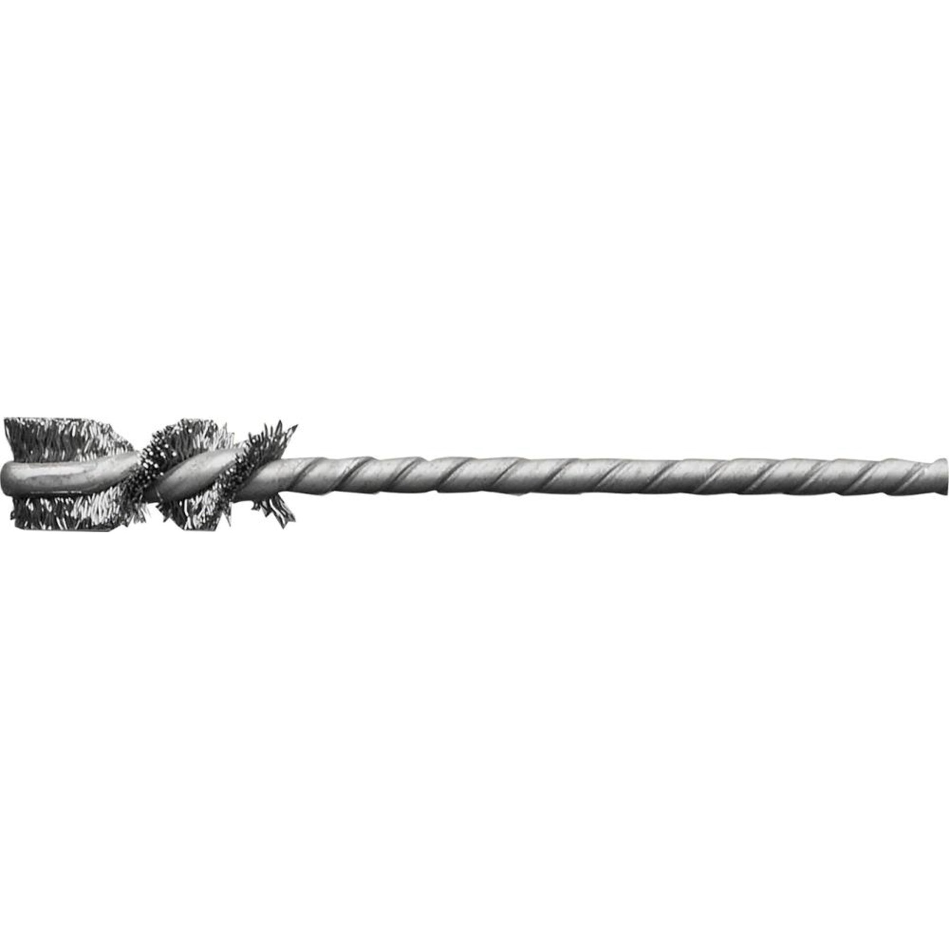 Mikro-Rohrbürste Stahldr.Ø10x25/90 mm, S3,8mm Lessmann