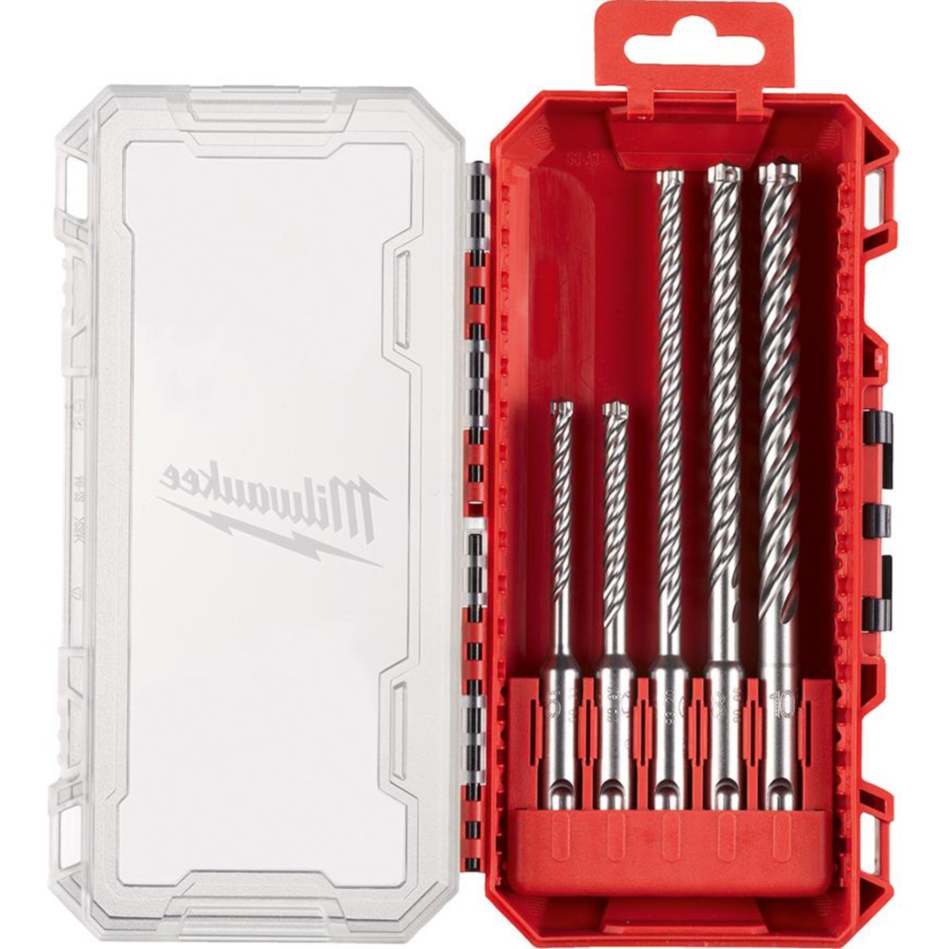 Hammerbohrer SDS-Plus MX4-Set, 5/6 x 115 mm, 6/8/10 x 165 mm PACKOUT kompat. Kass. 1er Pack