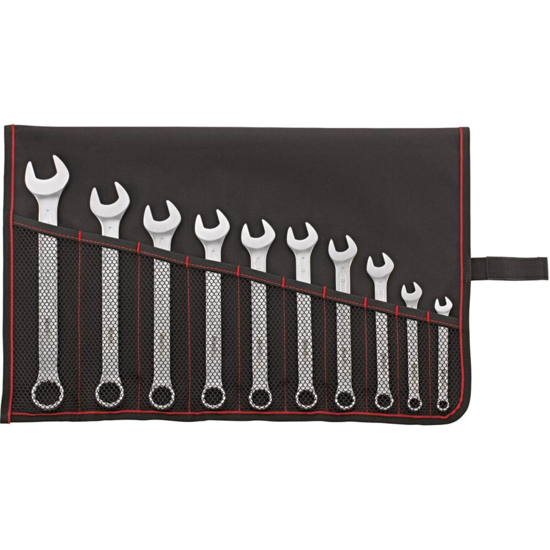 Ringmaulschlüssel-Satz DIN3113A 8-24mm 10-teilig in Rolltasche FORMAT