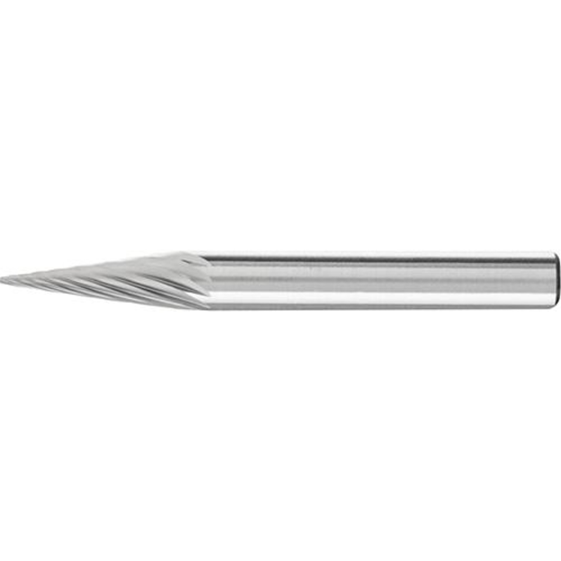 Hartmetallfrässtift (Rotorfräser) DIN 8033 – Schaft-Ø 6 mm, Spitzkegelform SKM, Zahnung 3