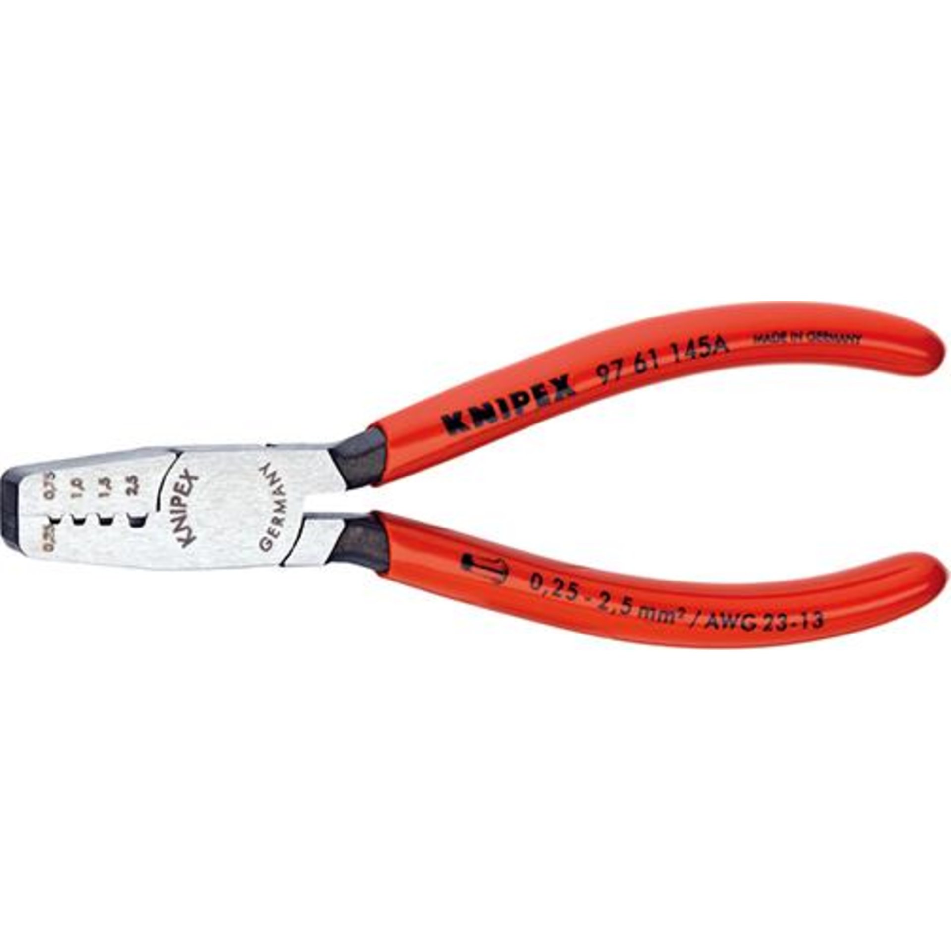 PINCE A SERTIR POUR EMBOUTS 0,25-2,5MM²