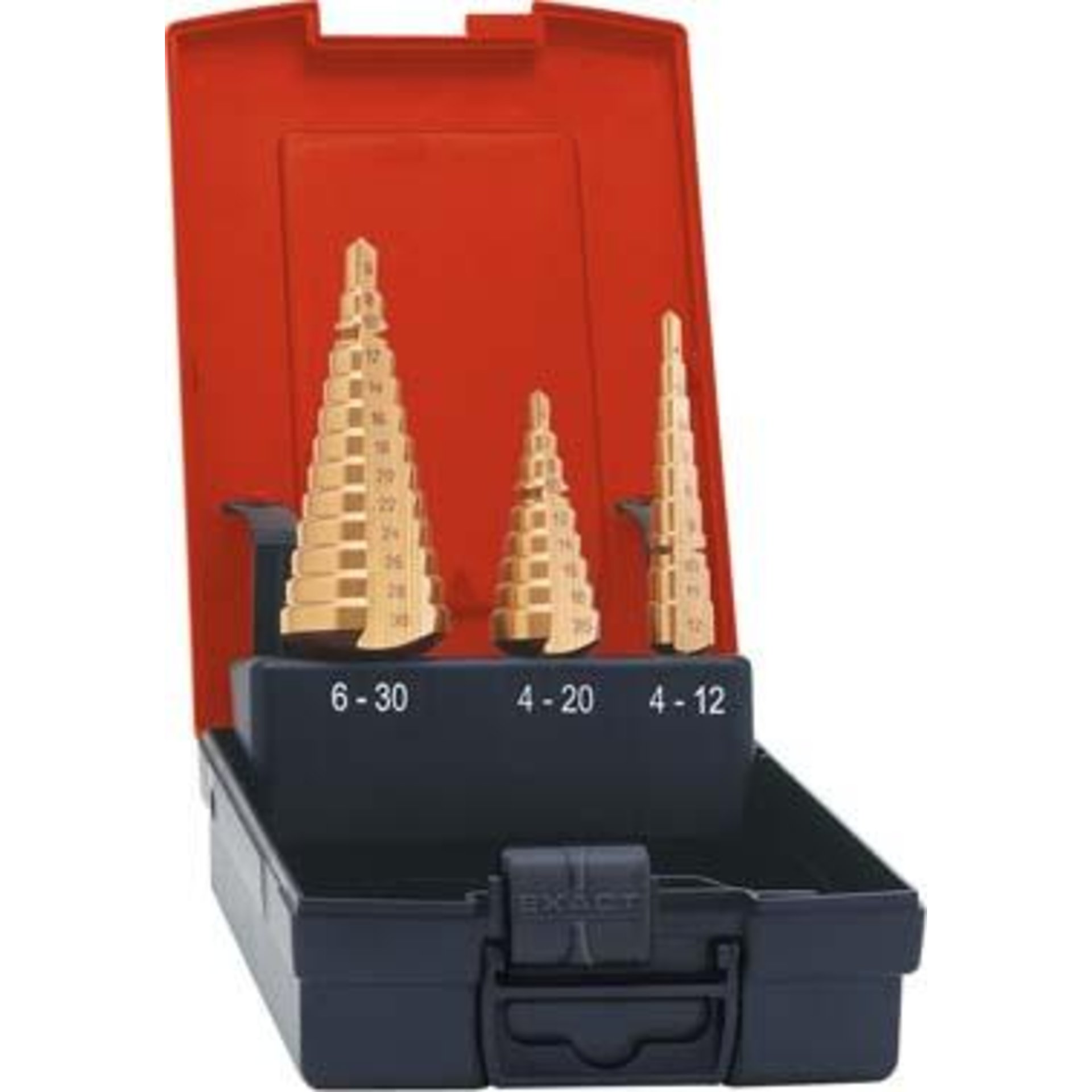 Stufenbohrer-Set HSS TiN FORMAT
