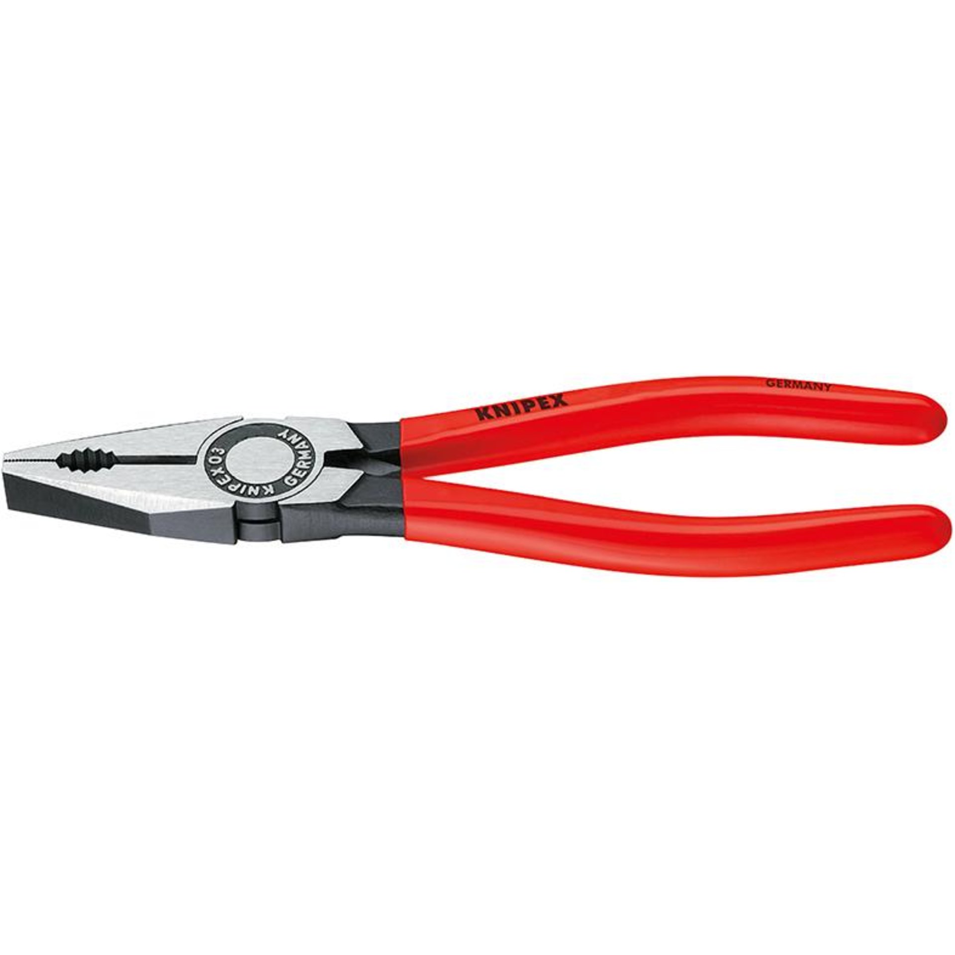 KNIPEX 03 01 140 EAN Kombizange mit Kunststoff überzogen schwarz atramentiert 140 mm