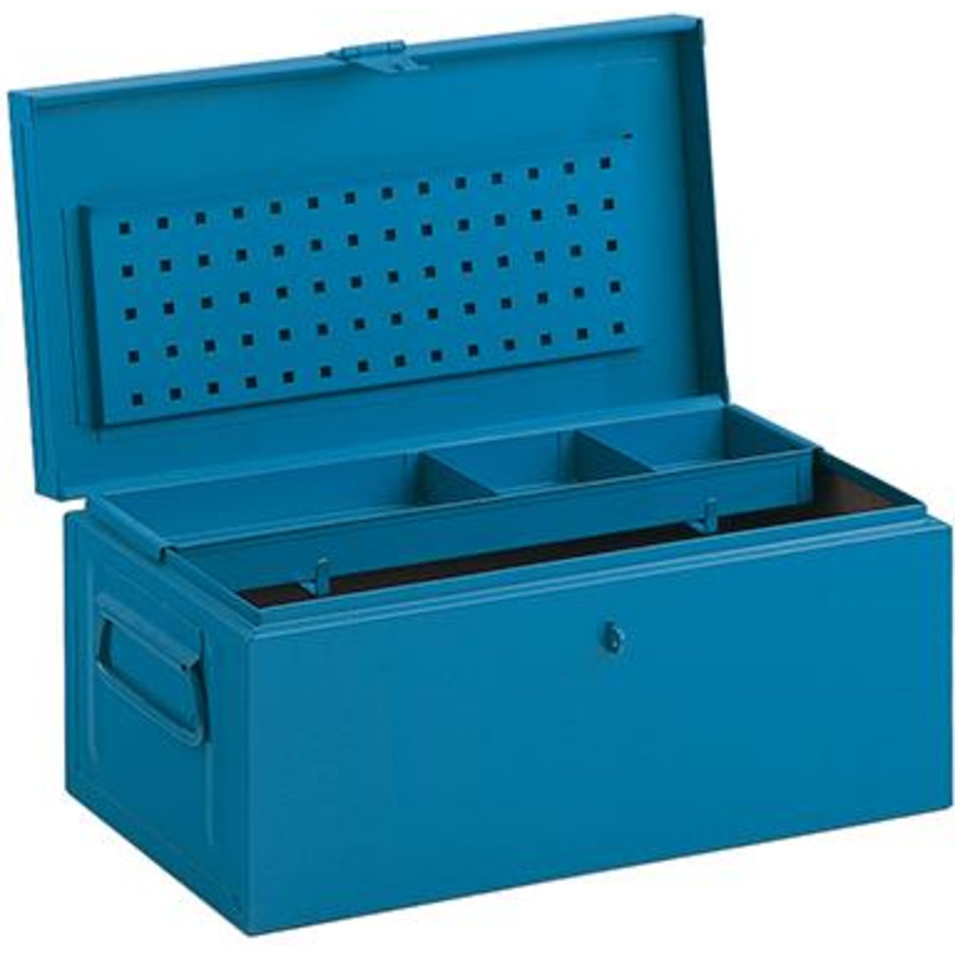 Stahlblechkoffer FORMAT B985xT360xH302mm ca. 79 L Volumen Stahlblech