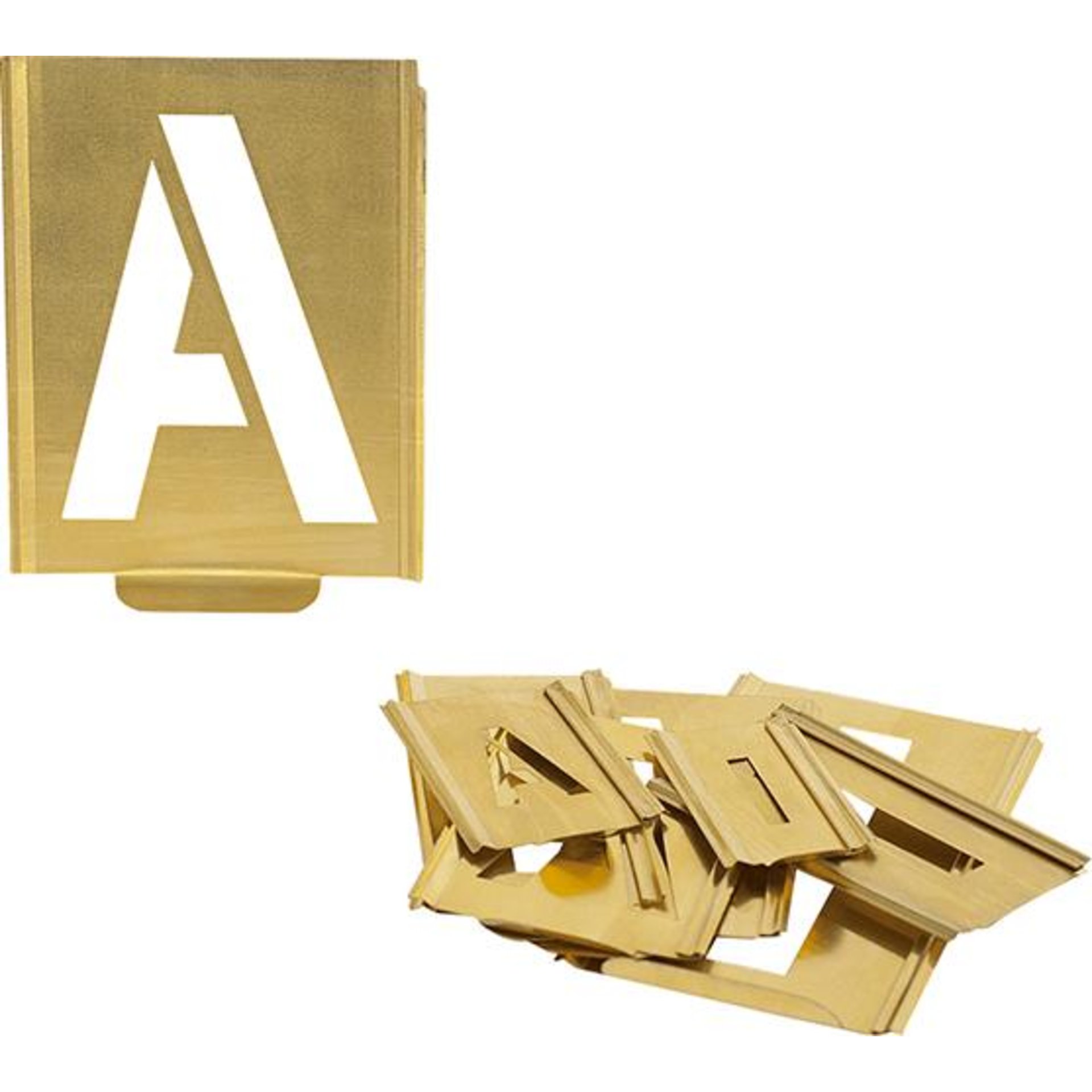 Signierschablone A-Z Schrifthöhe 70mm KUKKO