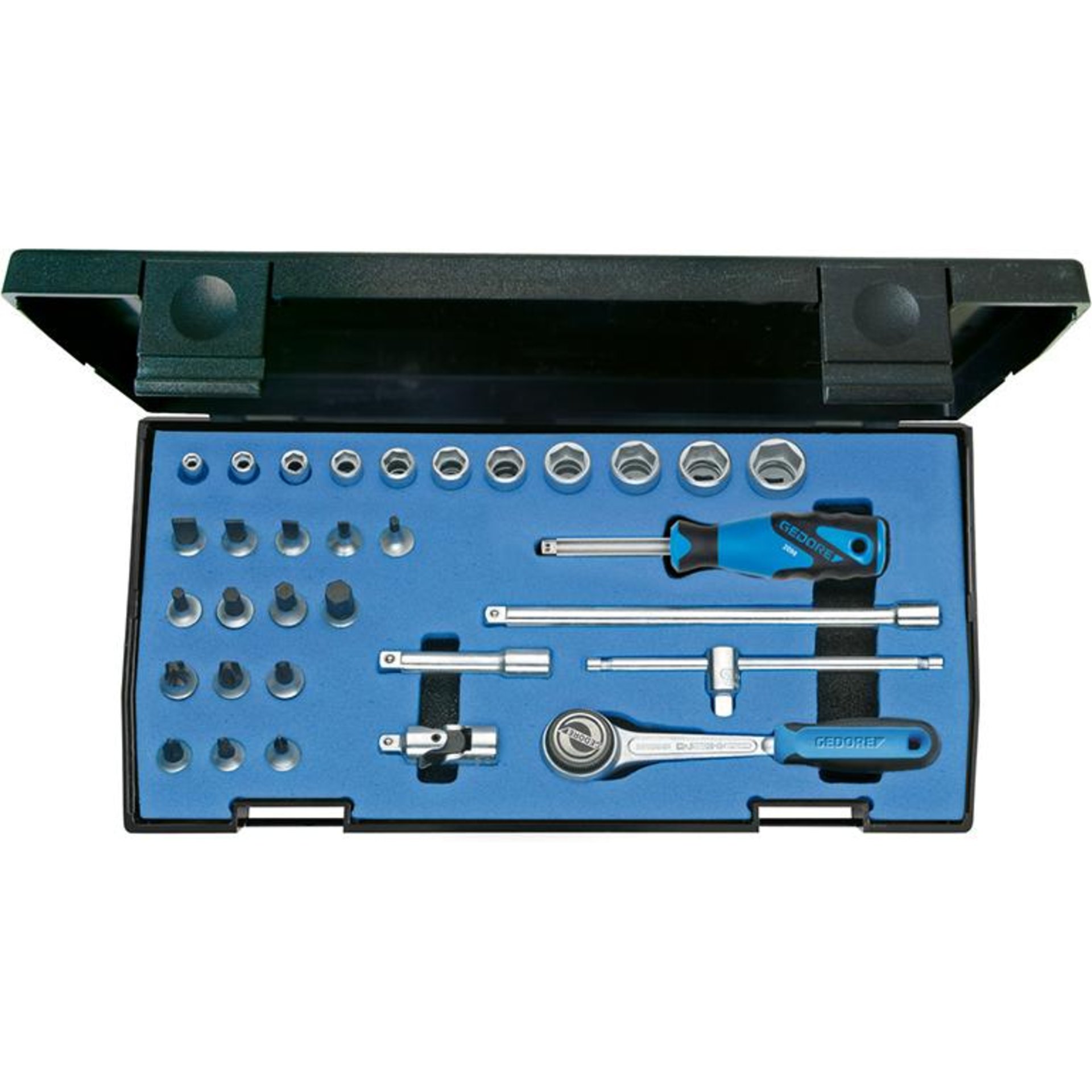 Steckschlüssel-Garnitur 1/4" 20IMU-3 32-teilig Gedore