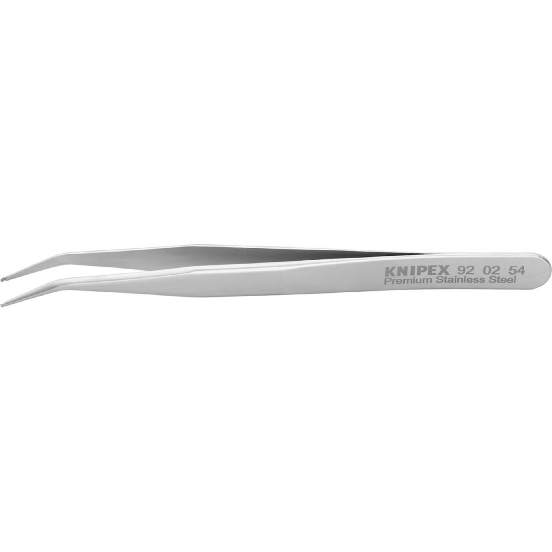 KNIPEX 92 02 54 SMD-Präzisionspinzette Glatt 115 mm