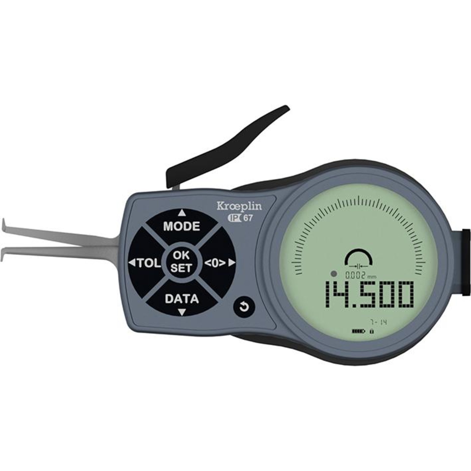 Innenschnelltaster IP67 3-Punkt-Messung 7-14mm KRÖPLIN