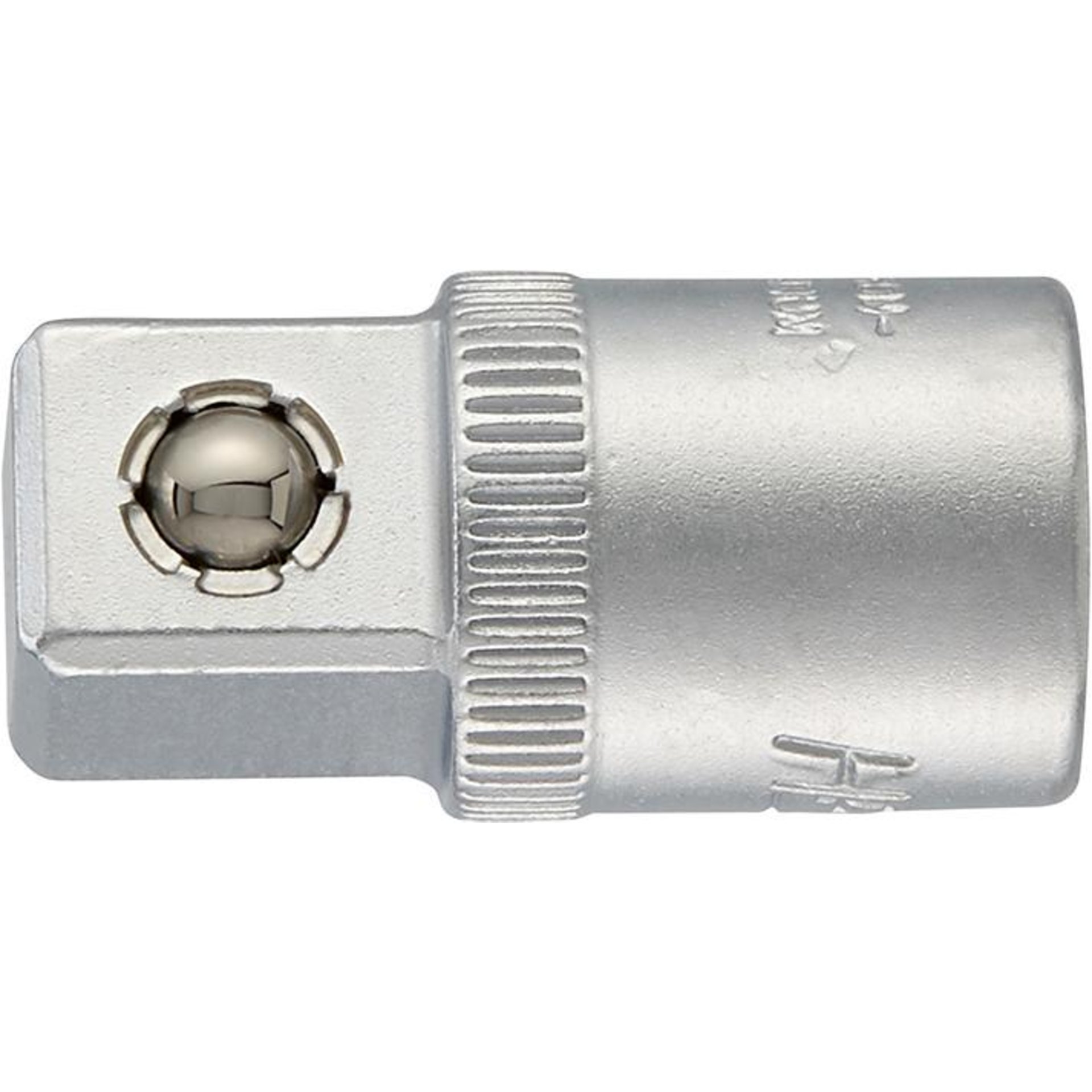 HAZET Vergrotingsstuk 858-1 ∙ 1/4 inch (6,3 mm) vierkant hol ∙ 3/8 inch (10 mm) vierkant massief ∙ 26,5 mm