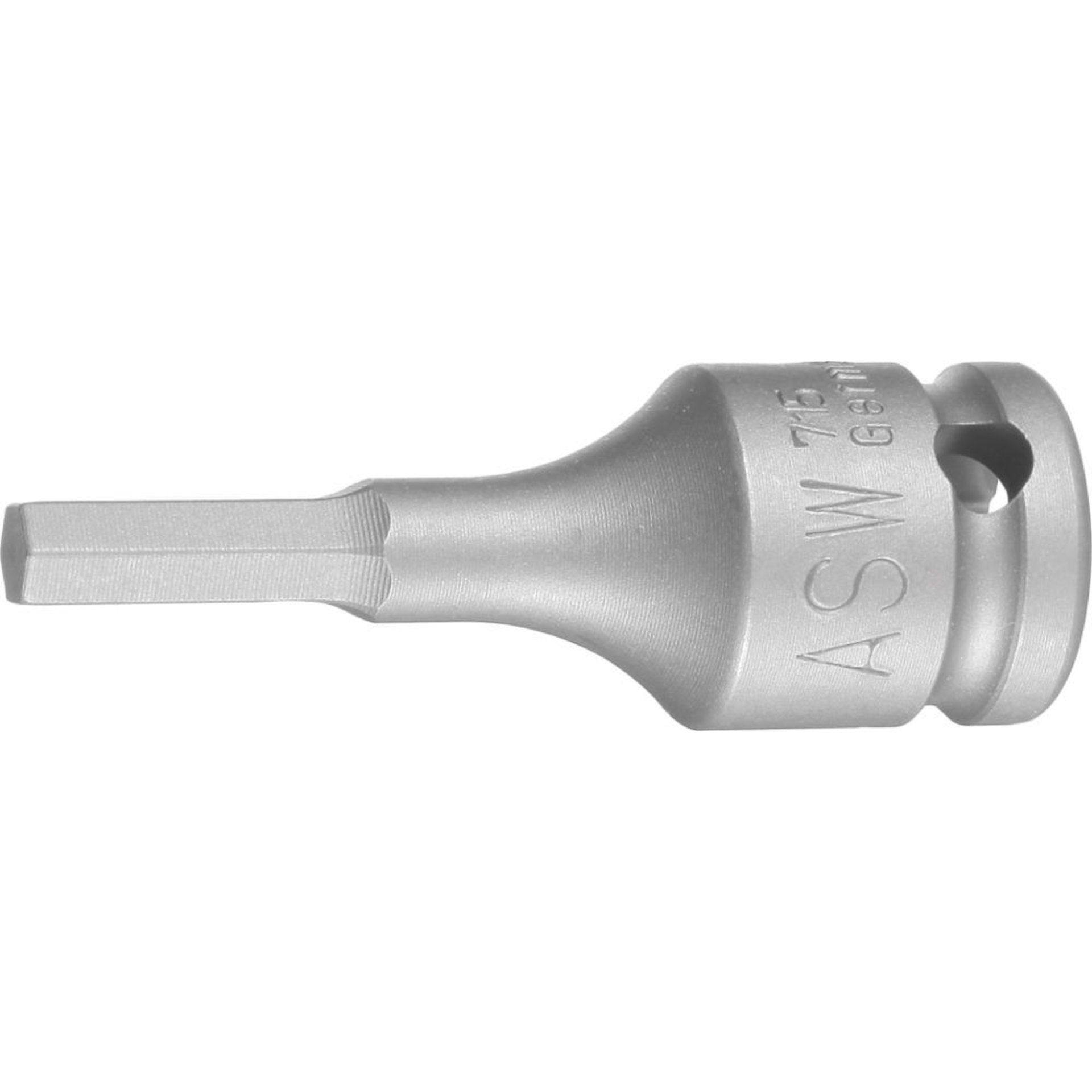 Kraft- Schraubendrehereinsatz 3/8" Innensechskant 6mm ASW