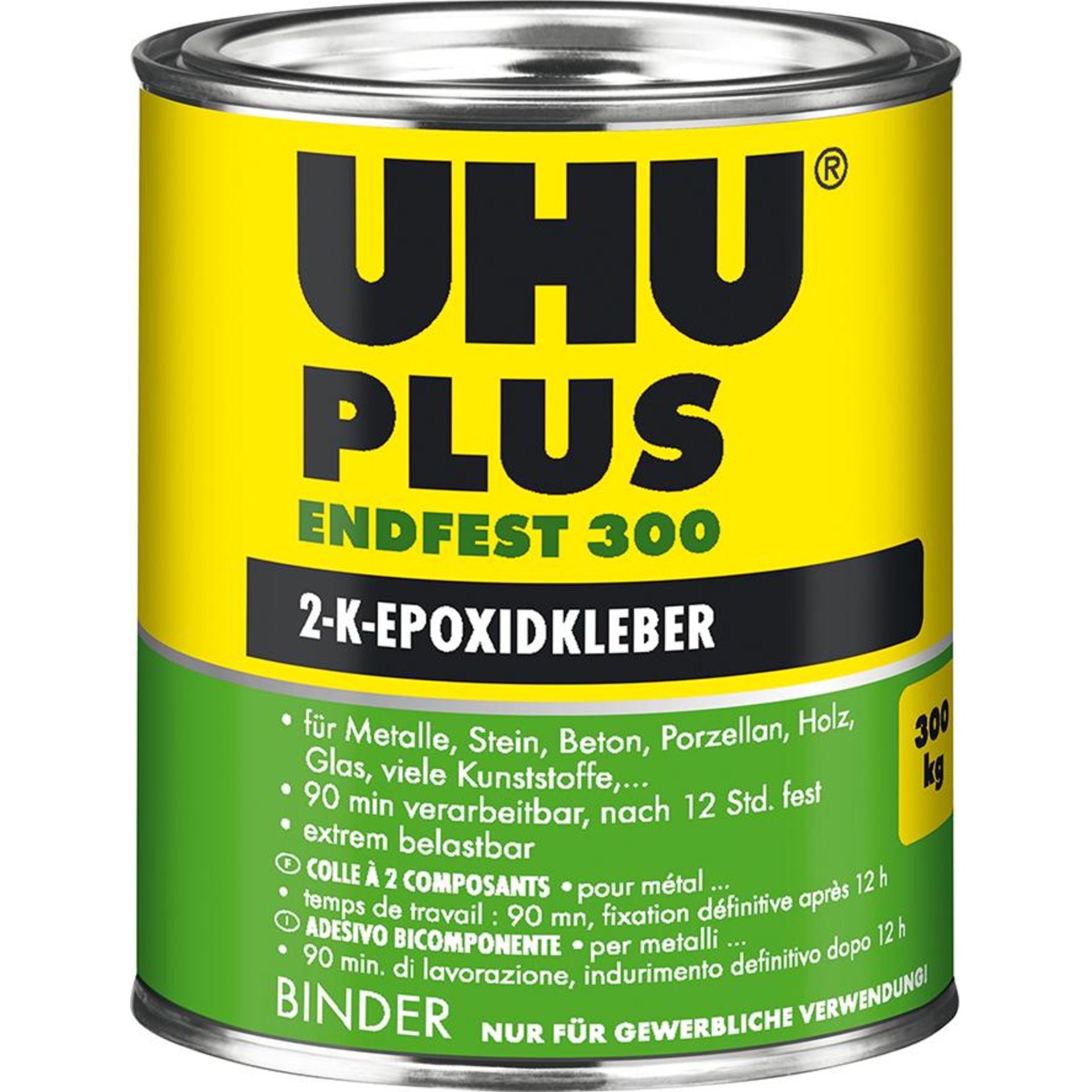 2-KomponentenepoxidkleberPLUS ENDFEST 300 Dose Binder 915g UHU