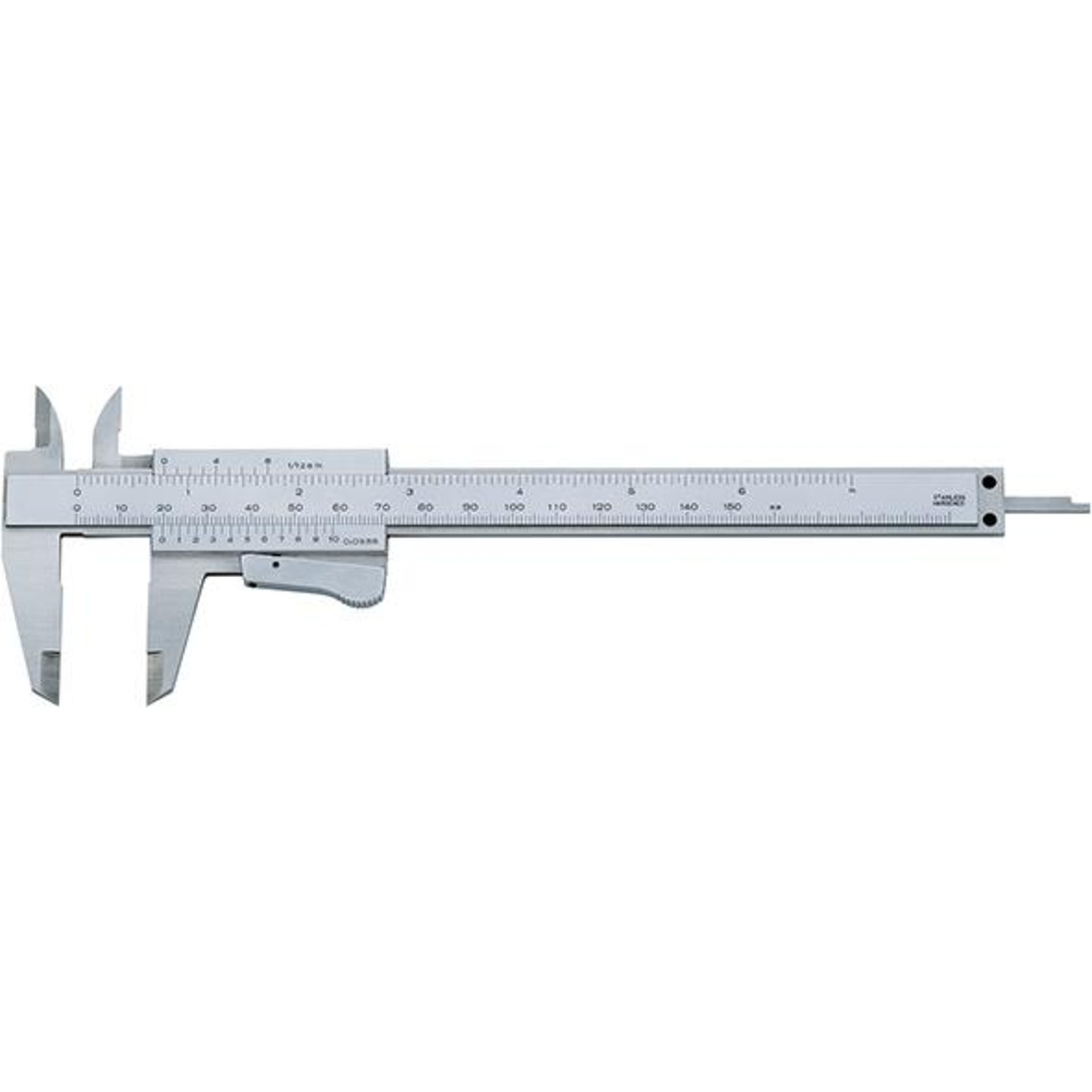 Taschenmessschieber 150mm Festst. 1/50, 1/1000 FORTIS