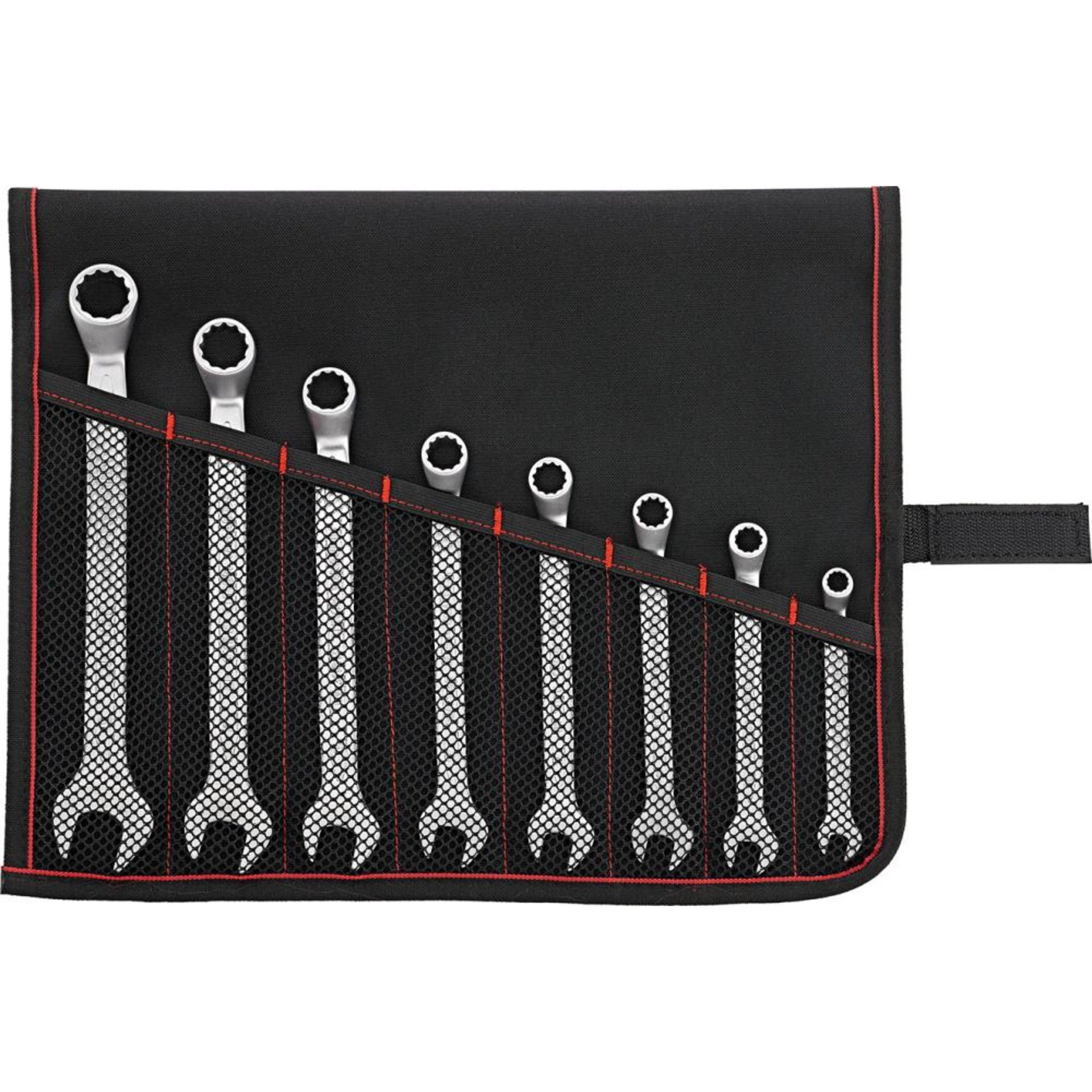 Ringmaulschlüssel-Satz DIN3113B 8-19mm 8-teilig in Rolltasche FORMAT