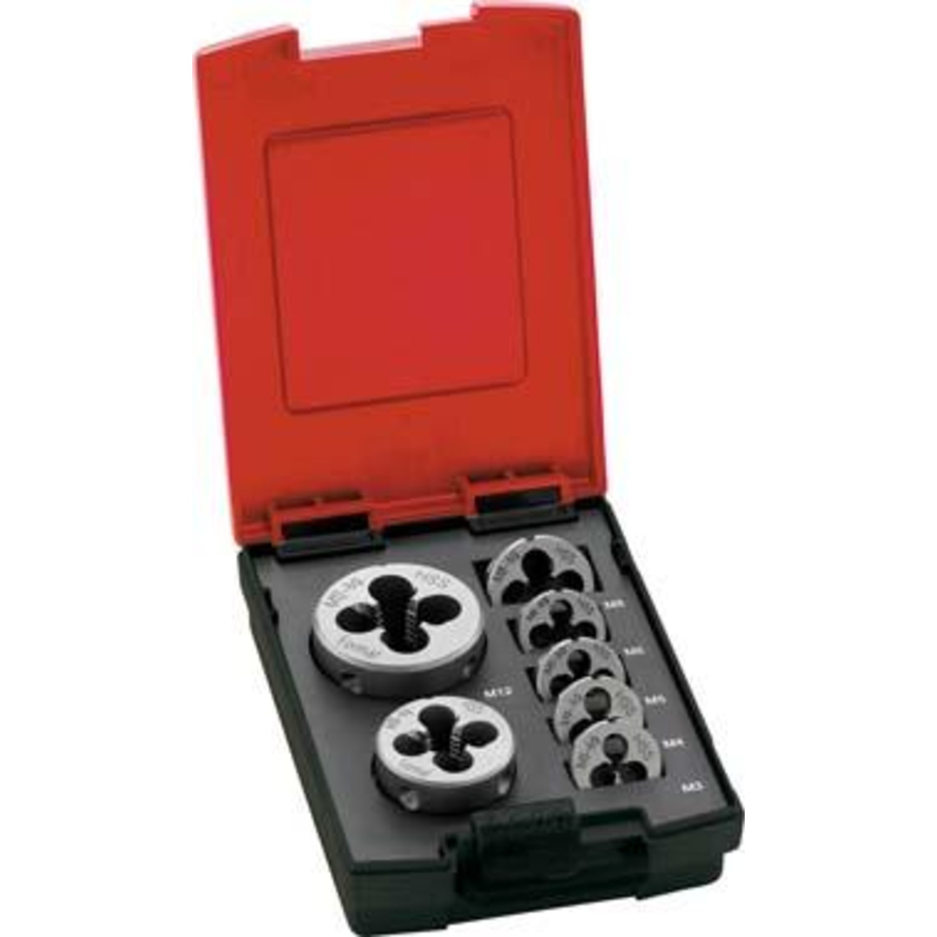 Schneideisen-Set EN22568 HSS M3-M12 FORMAT
