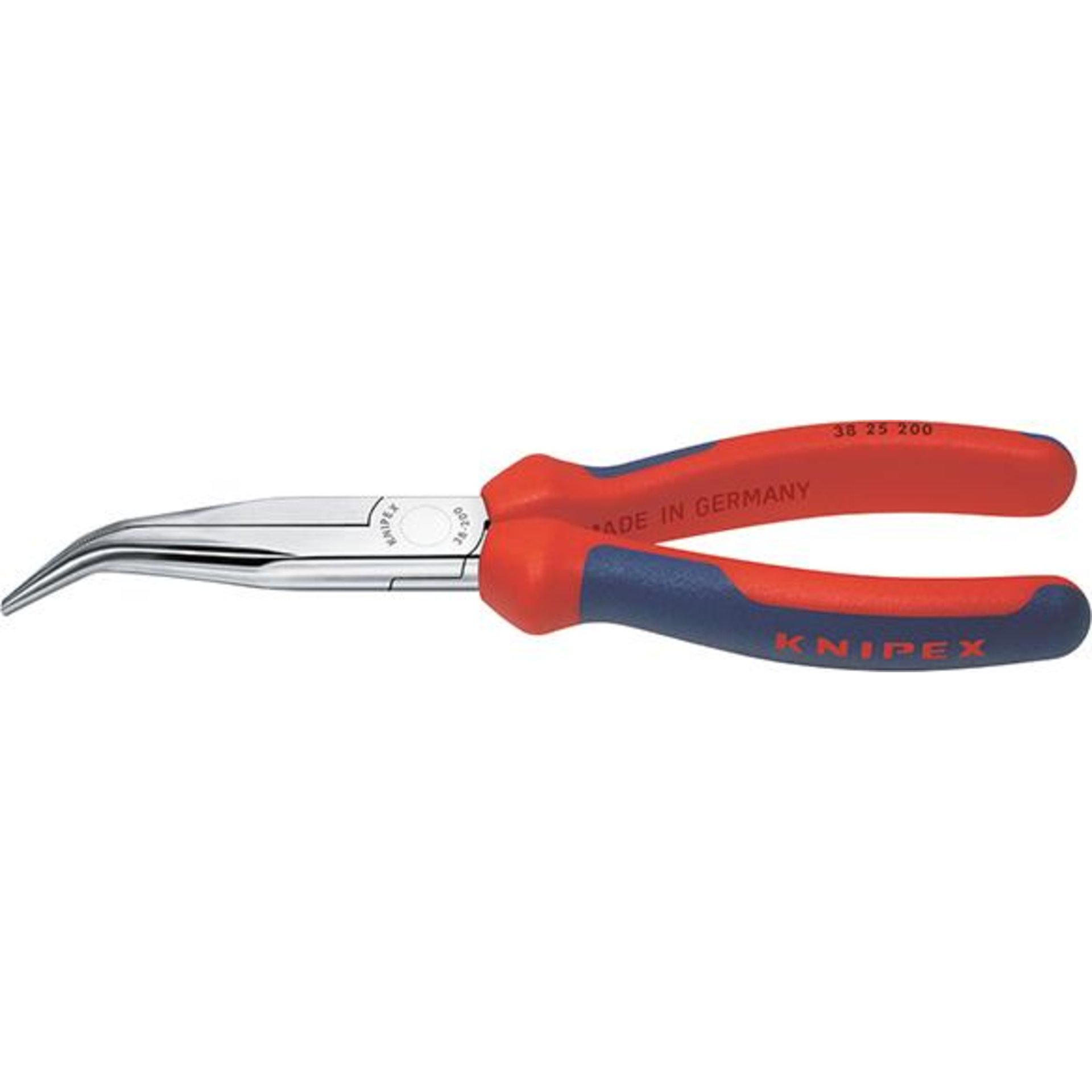KNIPEX 38 25 200 Mechanikerzange mit Mehrkomponenten-Hüllen verchromt 200 mm