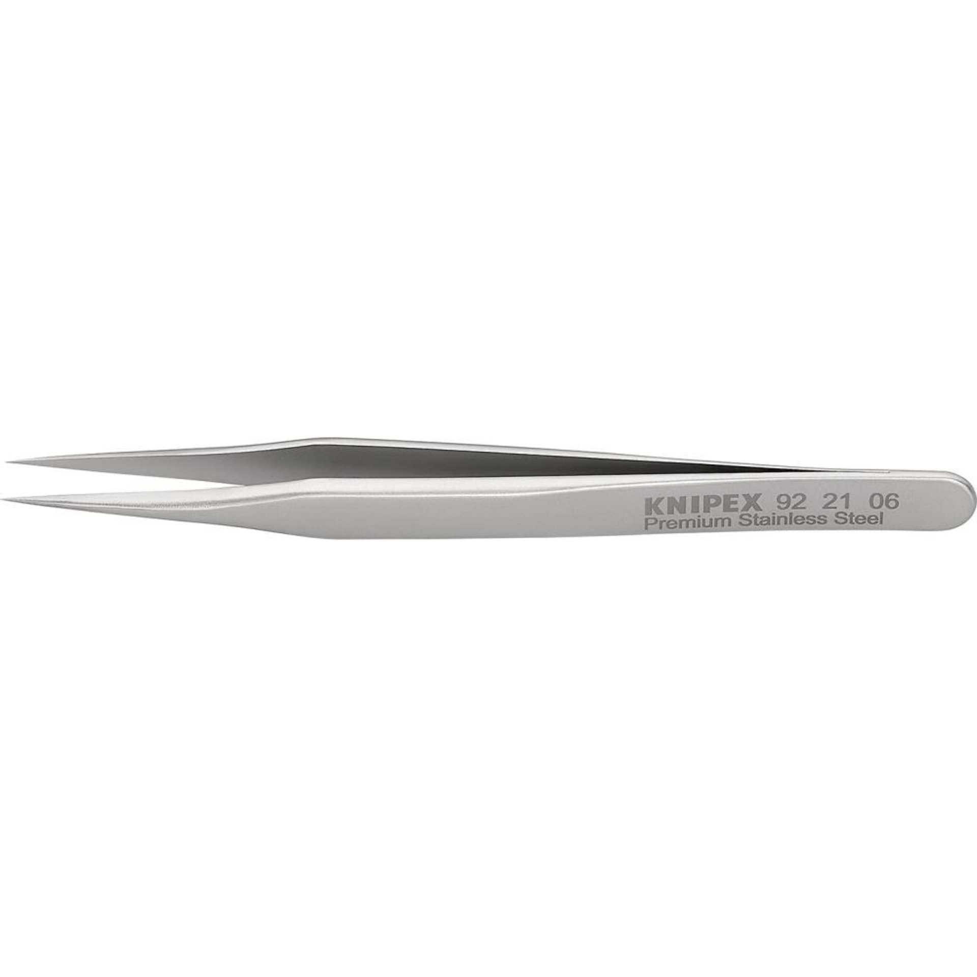KNIPEX 92 21 06 Mini-Präzisionspinzette Glatt 80 mm