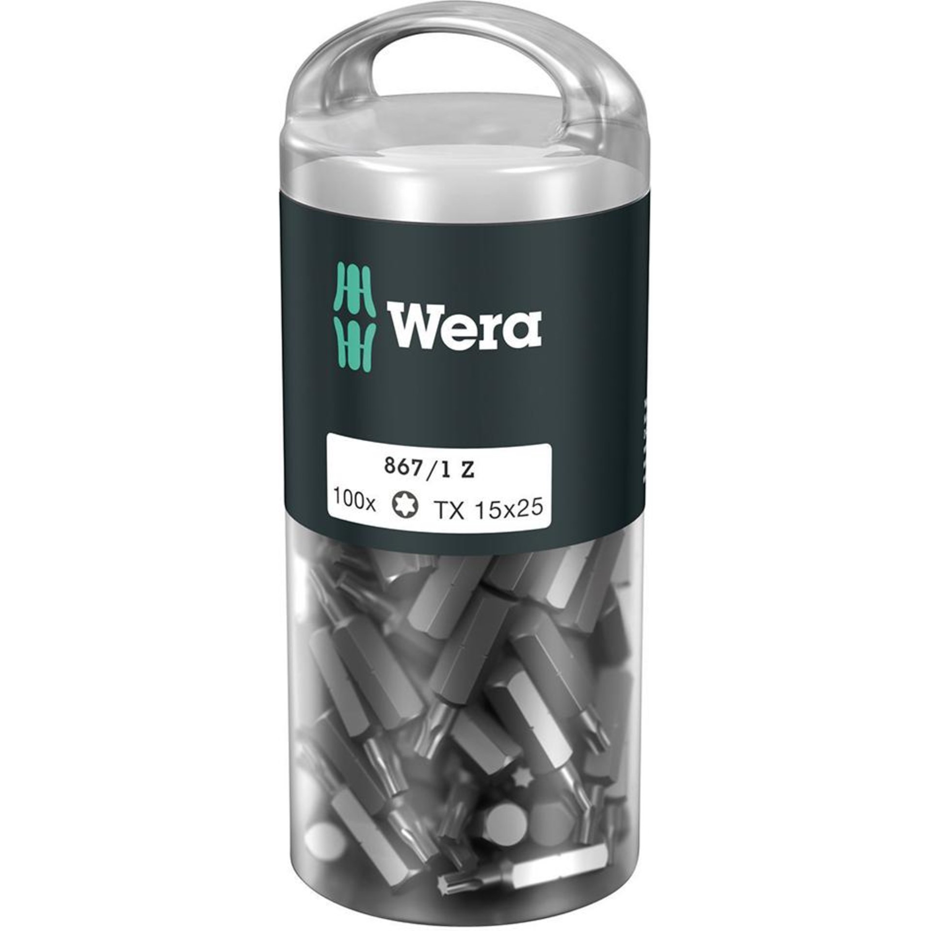 Bit-Großpack T30x25mm zähhart a 100 Stück Wera