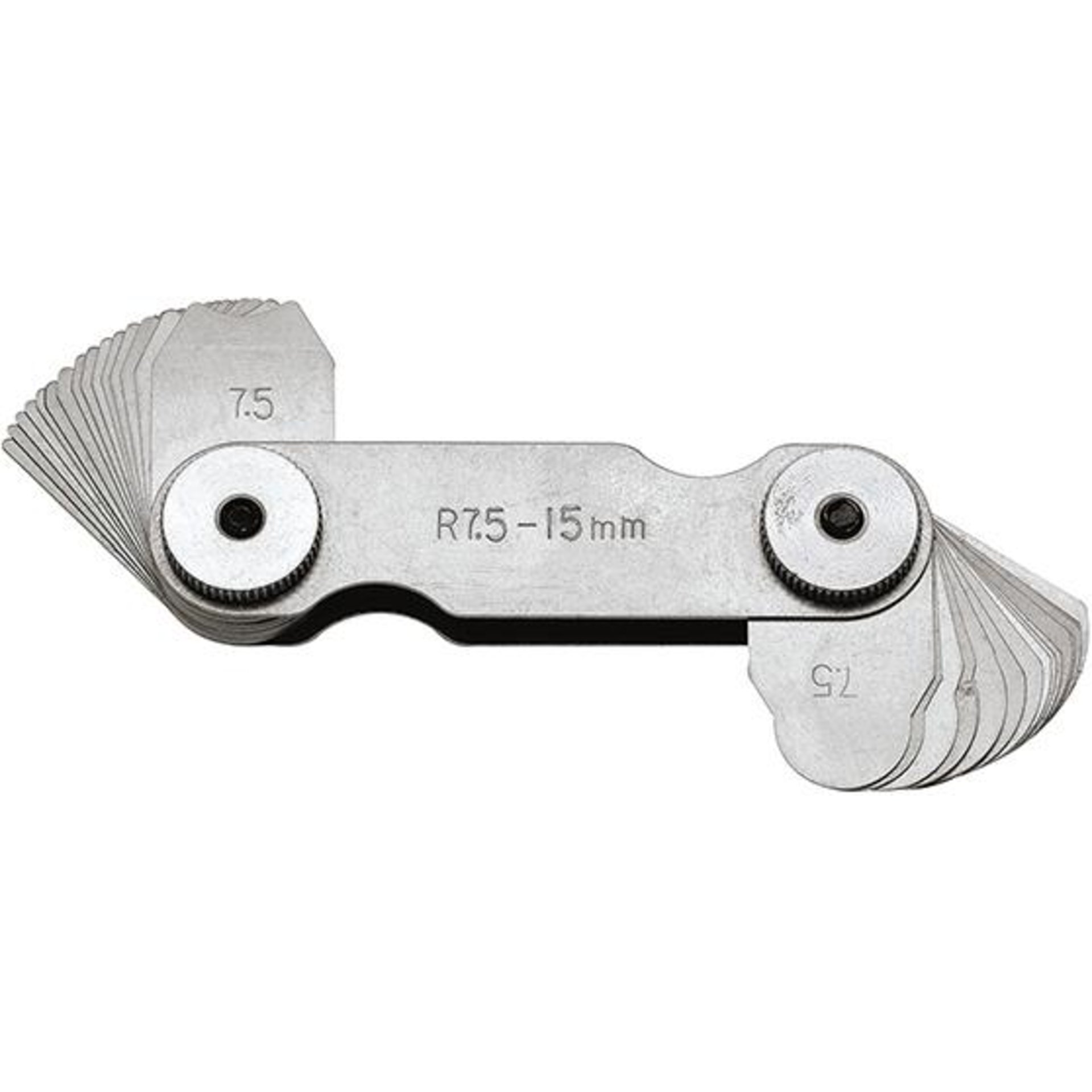 Radienschablone 16 Blatt 7,5-15mm FORMAT