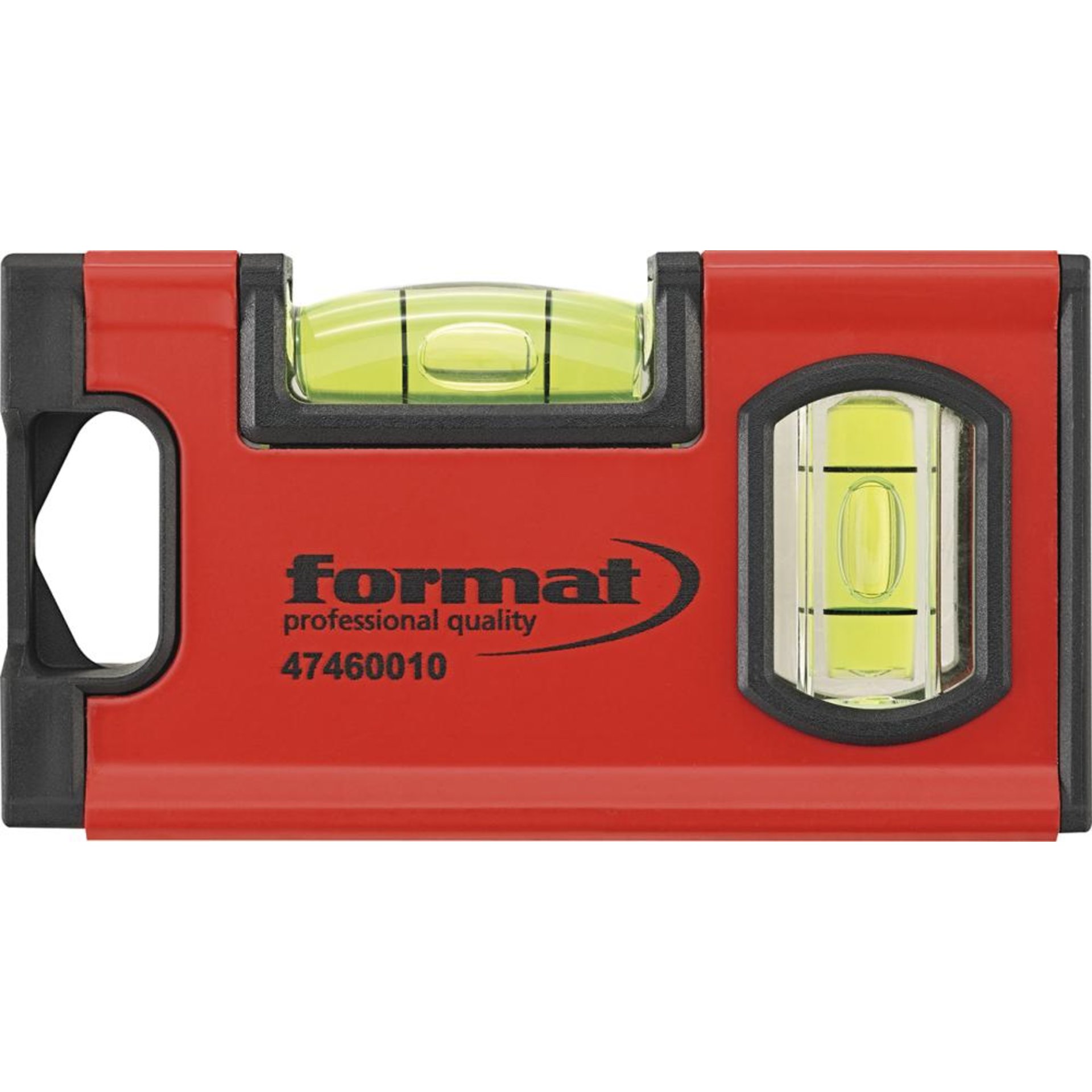 Magnet-Wasserwaage Mini 10cm mit 2 Libellen FORMAT