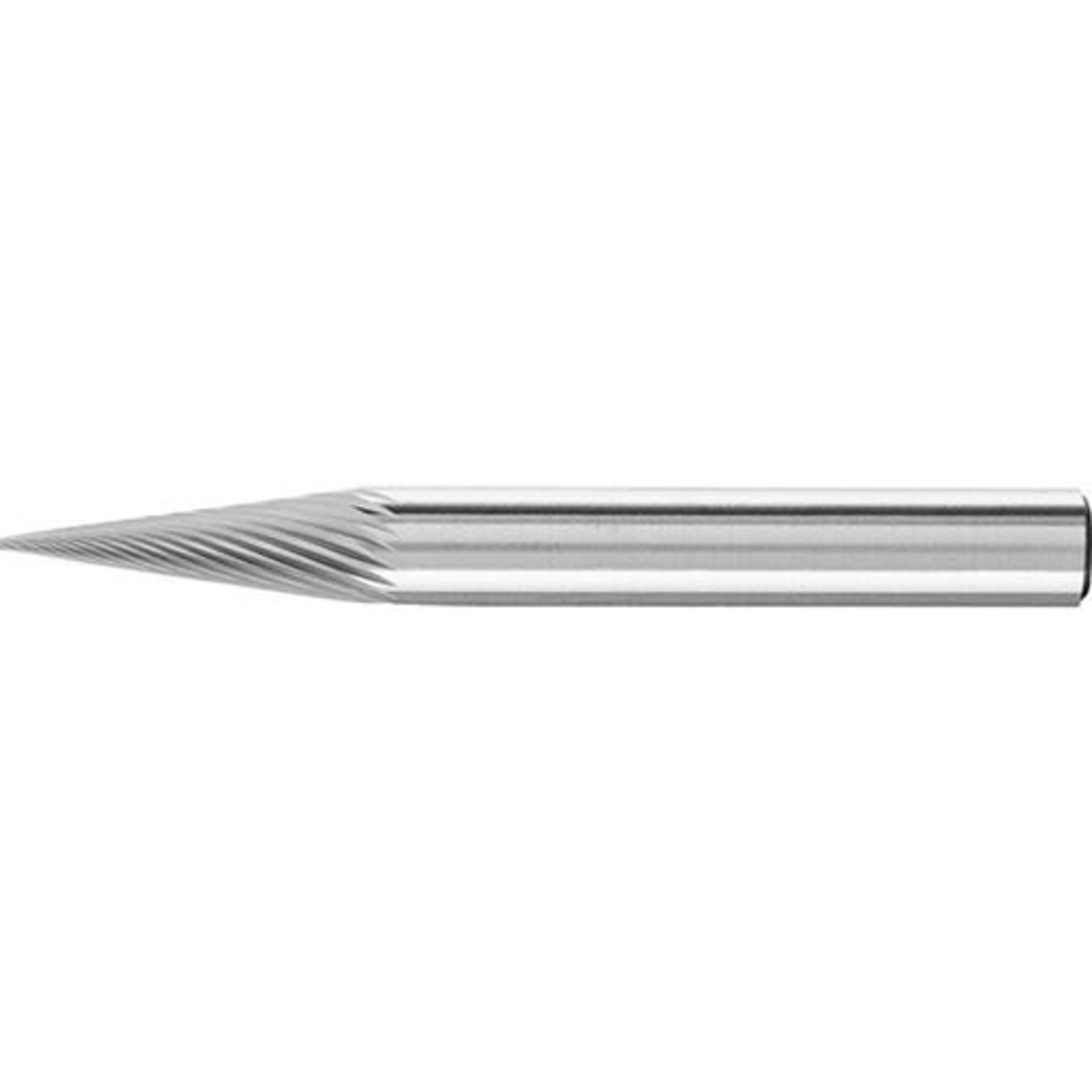 Hartmetallfrässtift (Rotorfräser) DIN 8033 – Schaft-Ø 6 mm, Spitzkegelform SKM, Zahnung 5
