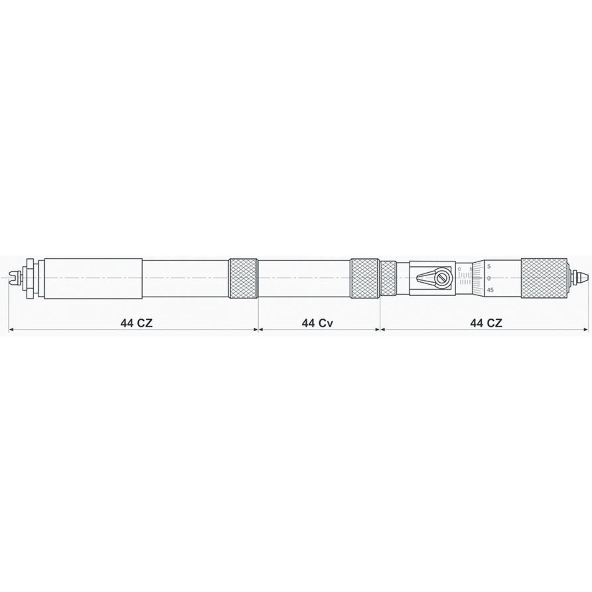 Verlängerung 44 Cv 800mm MAHR