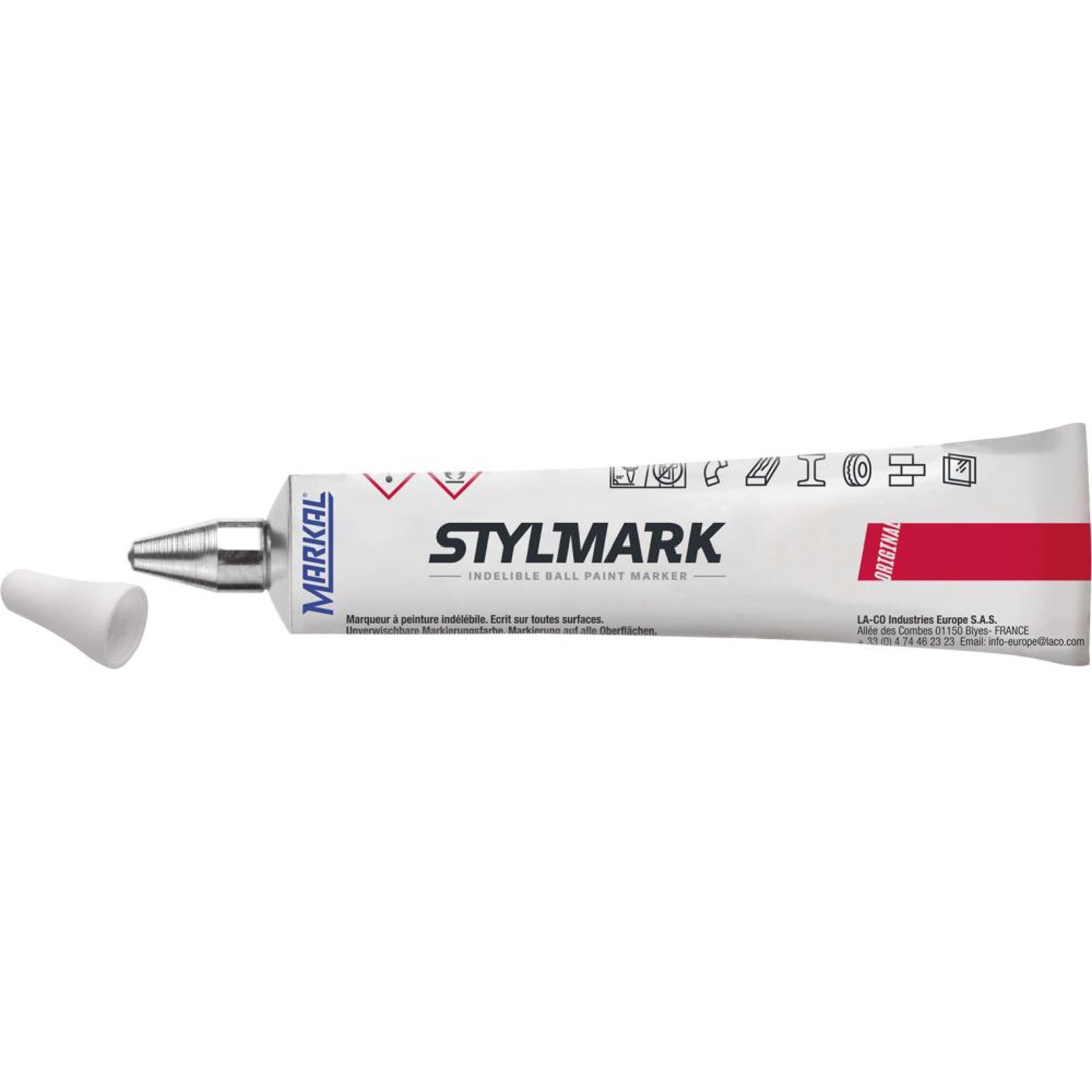 Tubenschreiber Markal Stylmark 50ml weiss