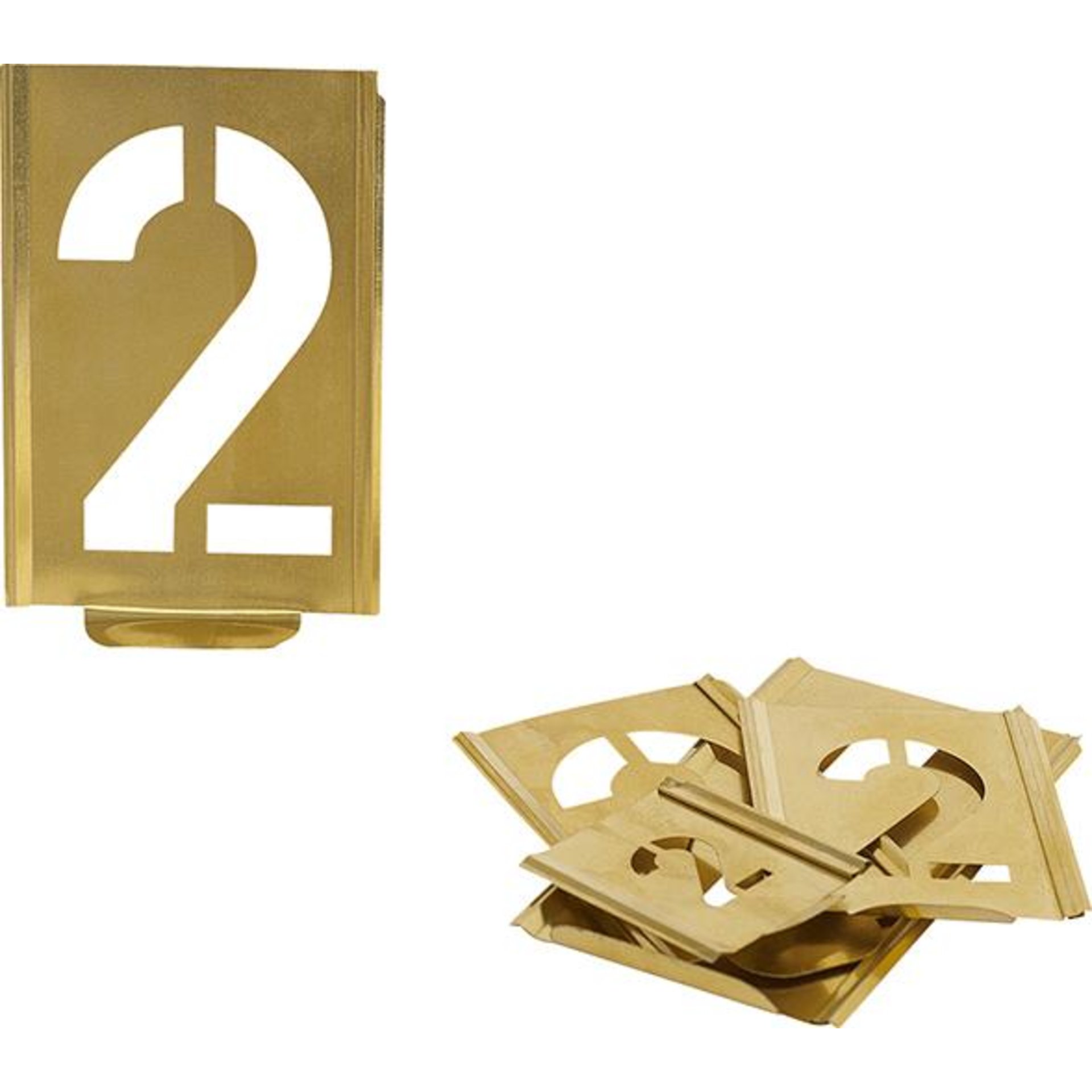 Signierschablone 0-9 Schrifthöhe 40mm KUKKO