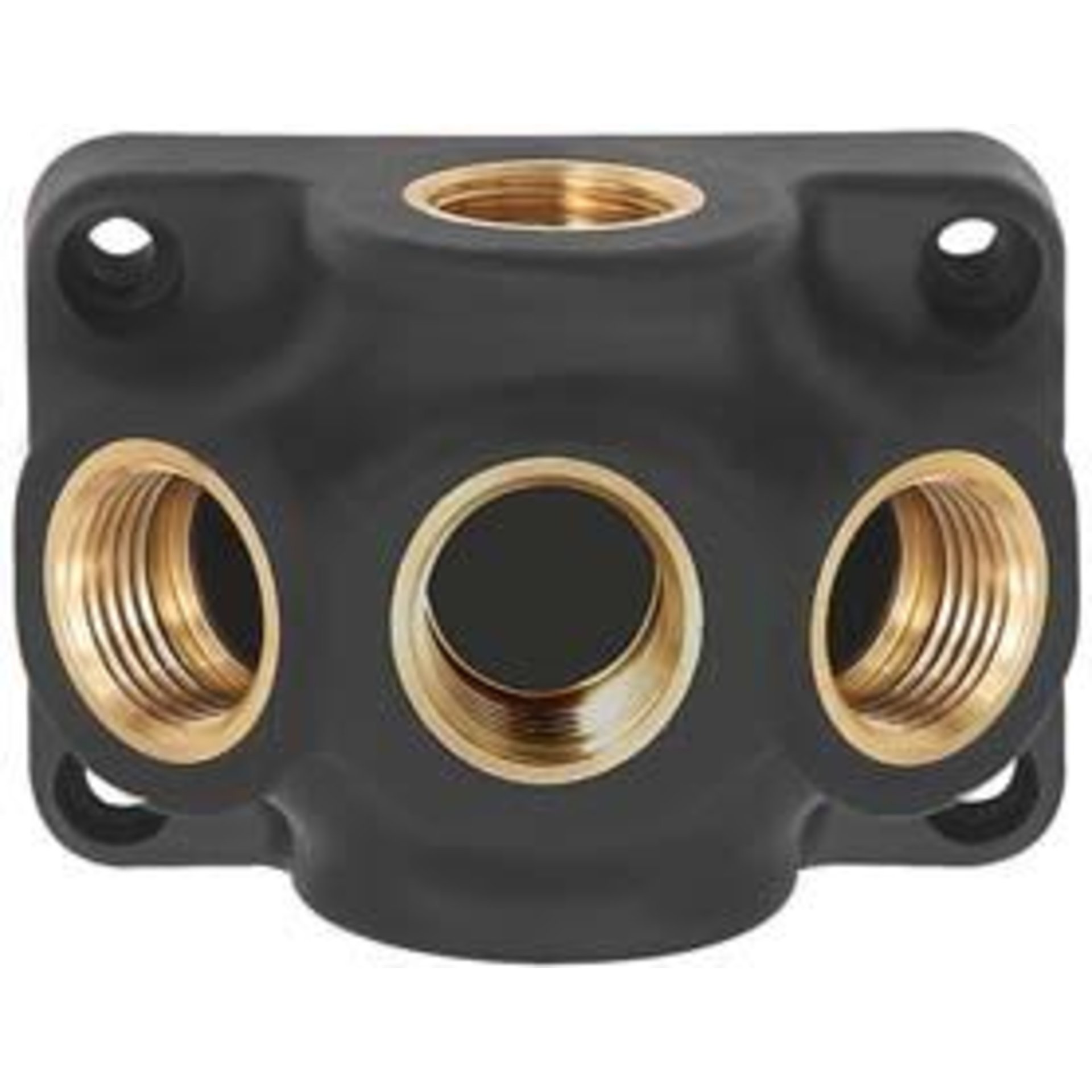 Endverteilerdose Kunststoff, Innengewinde 1xG3/4" zu 3xG1/2" RIEGLER