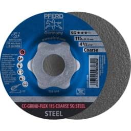 Bild von CC-GRIND-FLEX Schleifscheibe 115x22,23 mm COARSE Leistungslinie SG STEEL für Stahl