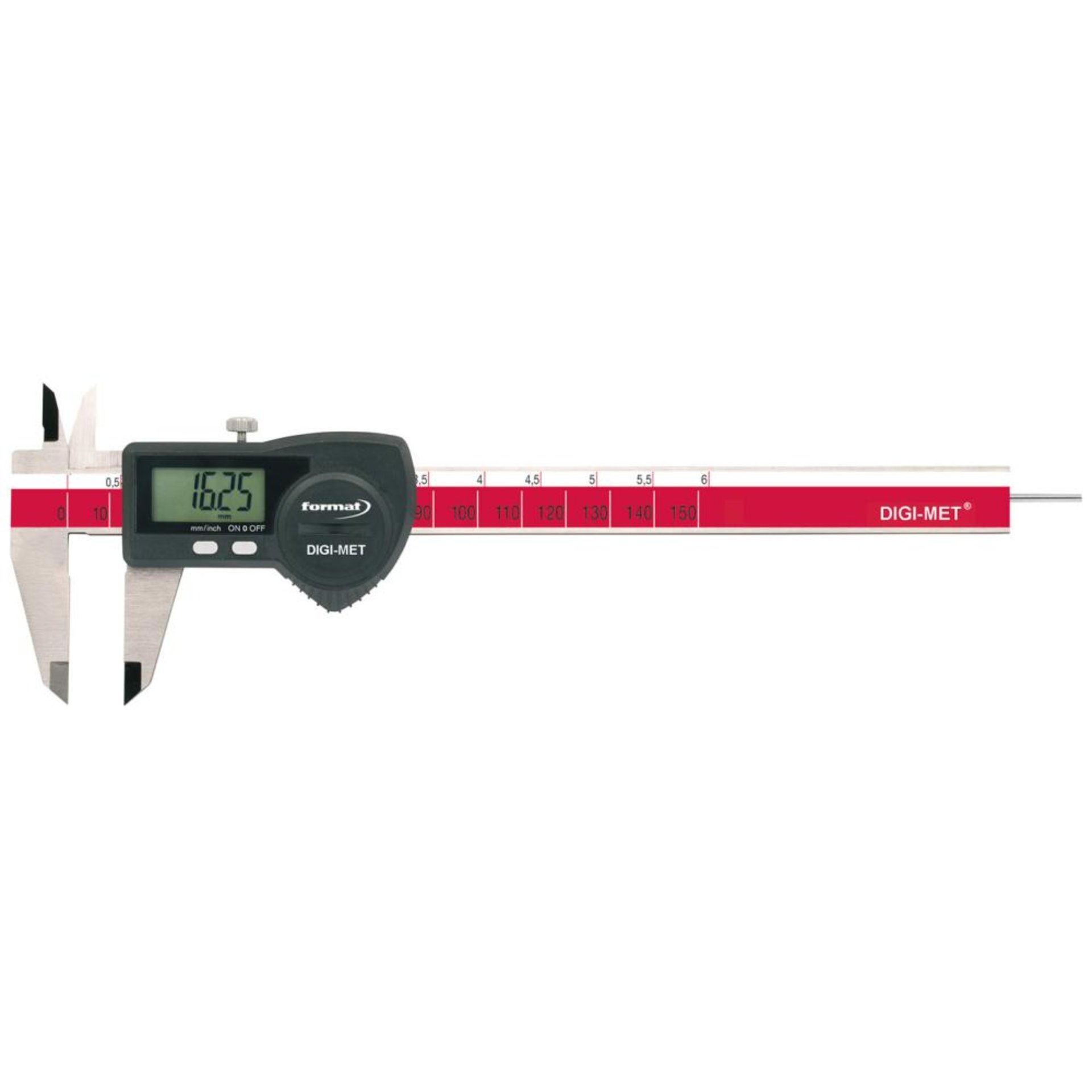 Dig.-Taschenmessschieber 150mm ohne Daten RT FORMAT