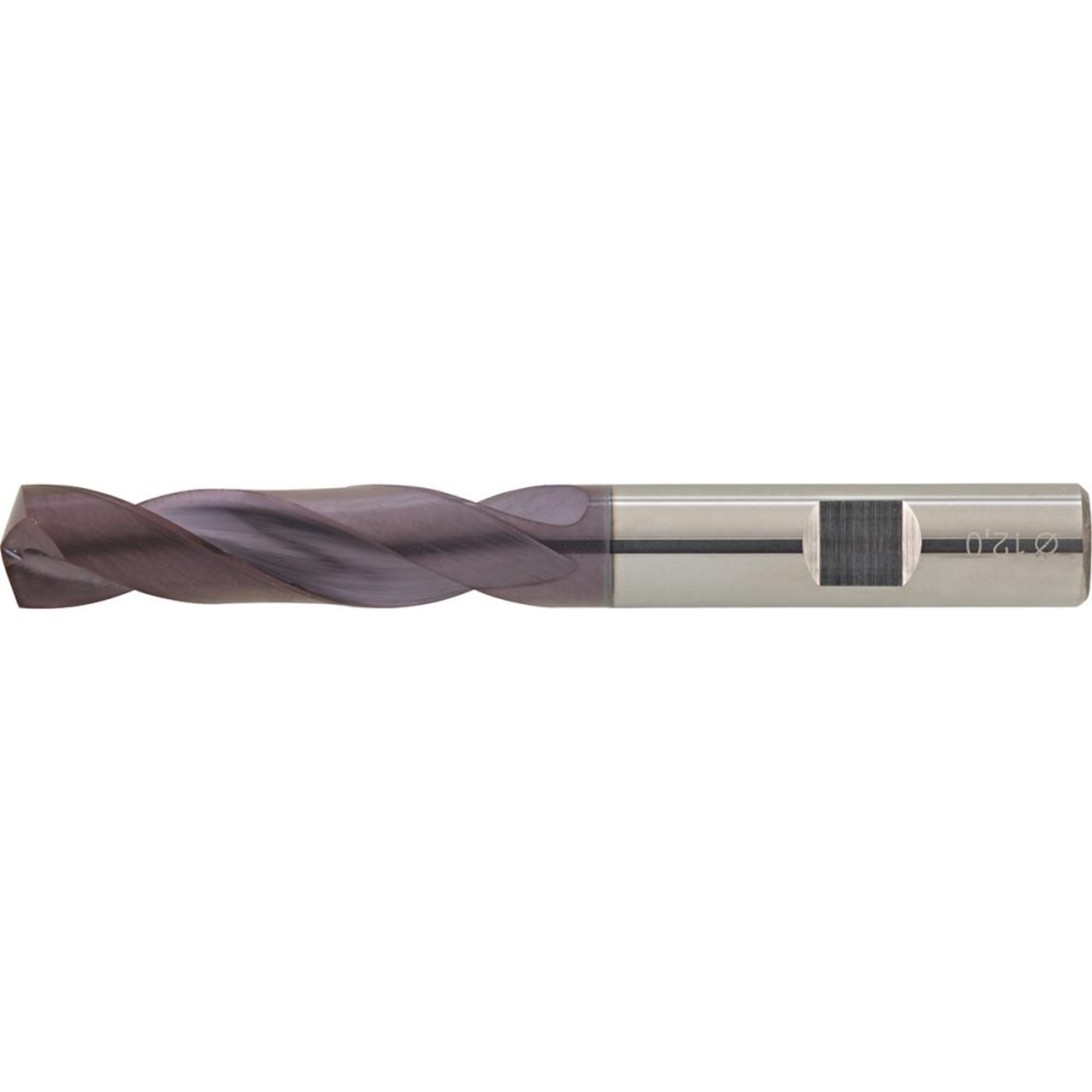 Spiralbohrer VHM TiAlN Typ UNI Schaft HB 3xD 10,2mm FORTIS